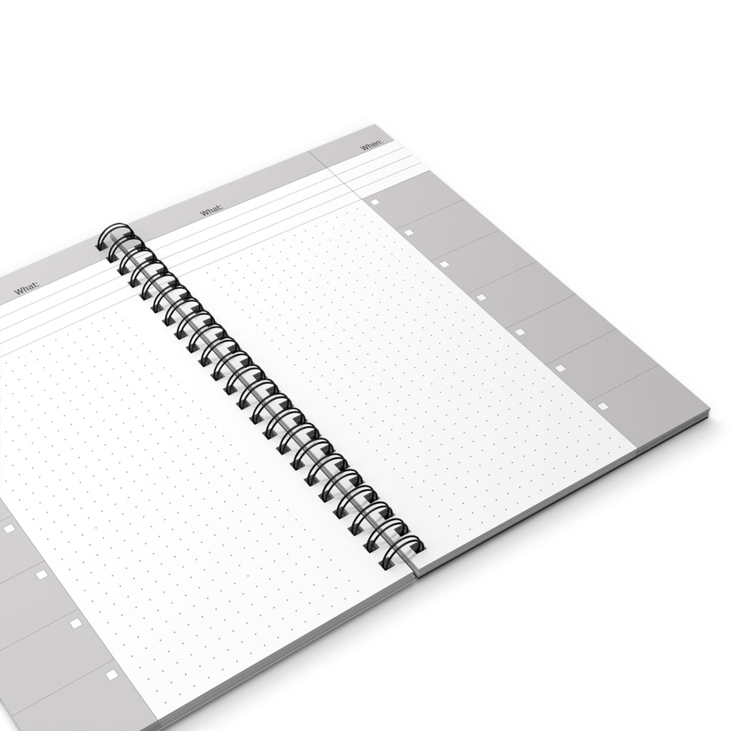 Parkour Spiralblock - Red Sun Action Notebook for Parkour Enthusiasts