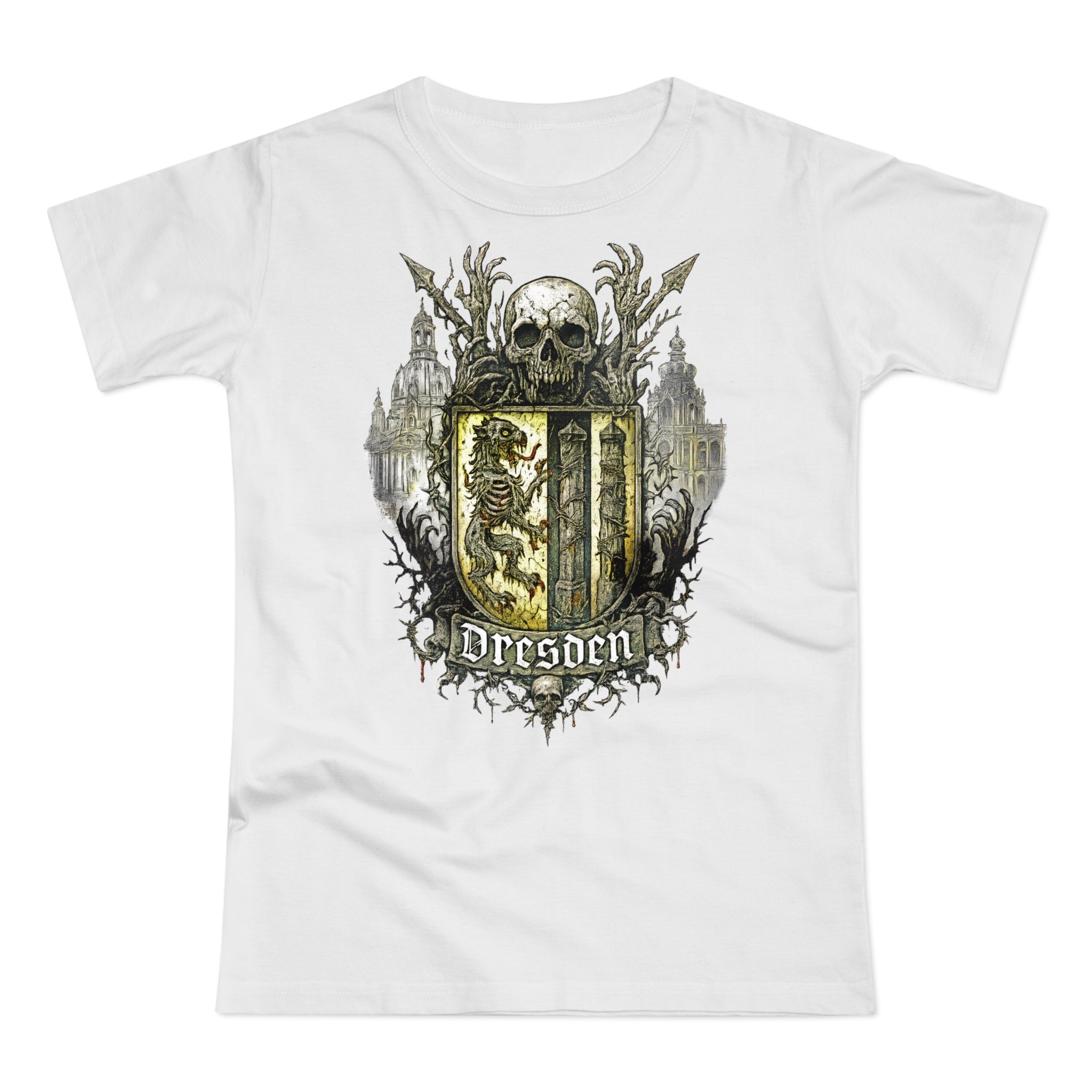 Dresden: Frontprint, Womens' T-Shirt **Grimwater-Edition**