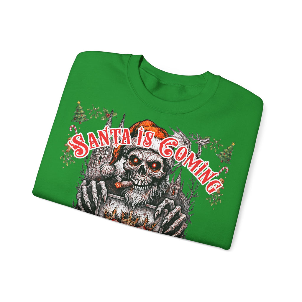 Santa Claus coming 4 Kölle: Frontprint, Unisex Sweatshirt