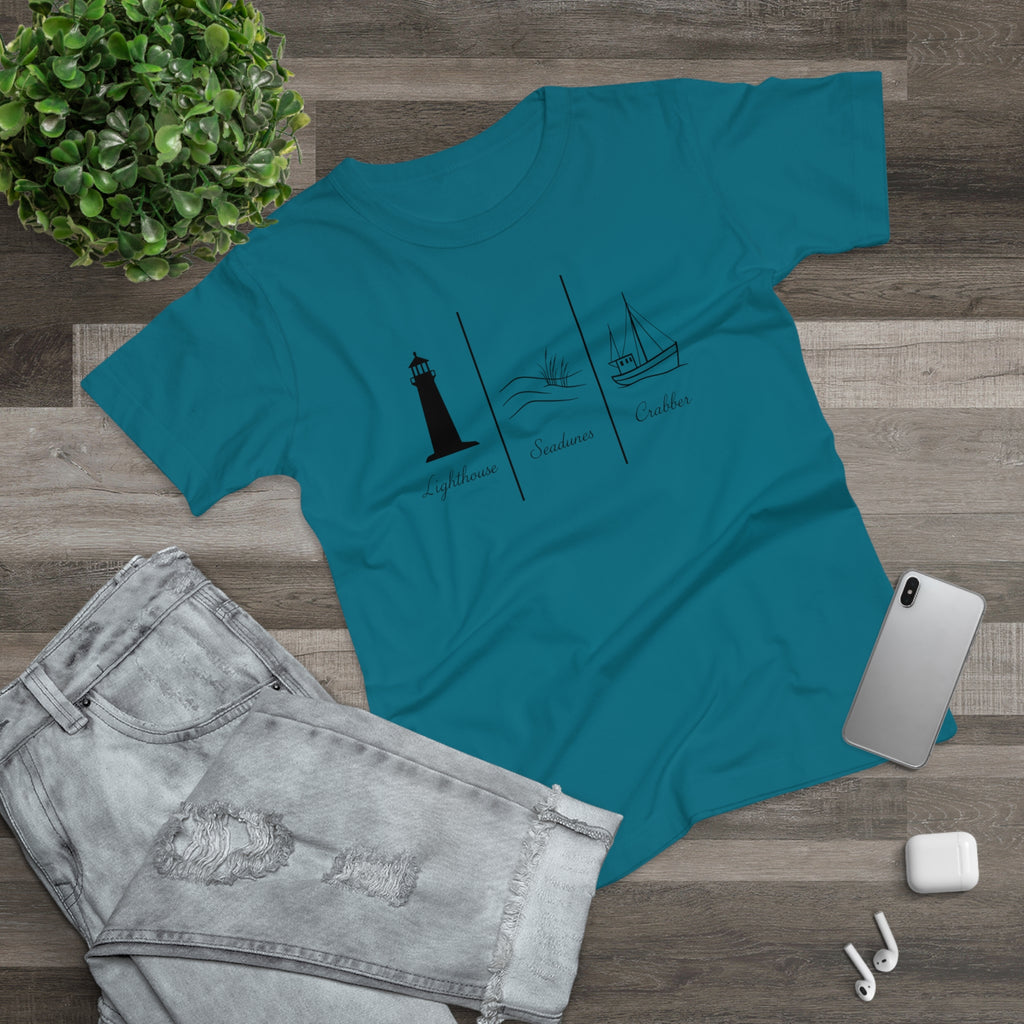 Nordsee, Ostsee - Reicht mir schon! Frontprint, Womens' T-Shirt