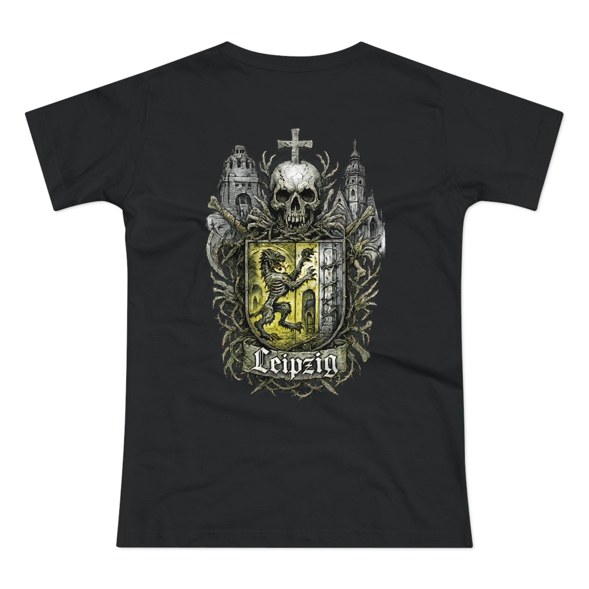 Leipzig: Front-/Backprint, Womens' T-Shirt **Grimwater-Edition**