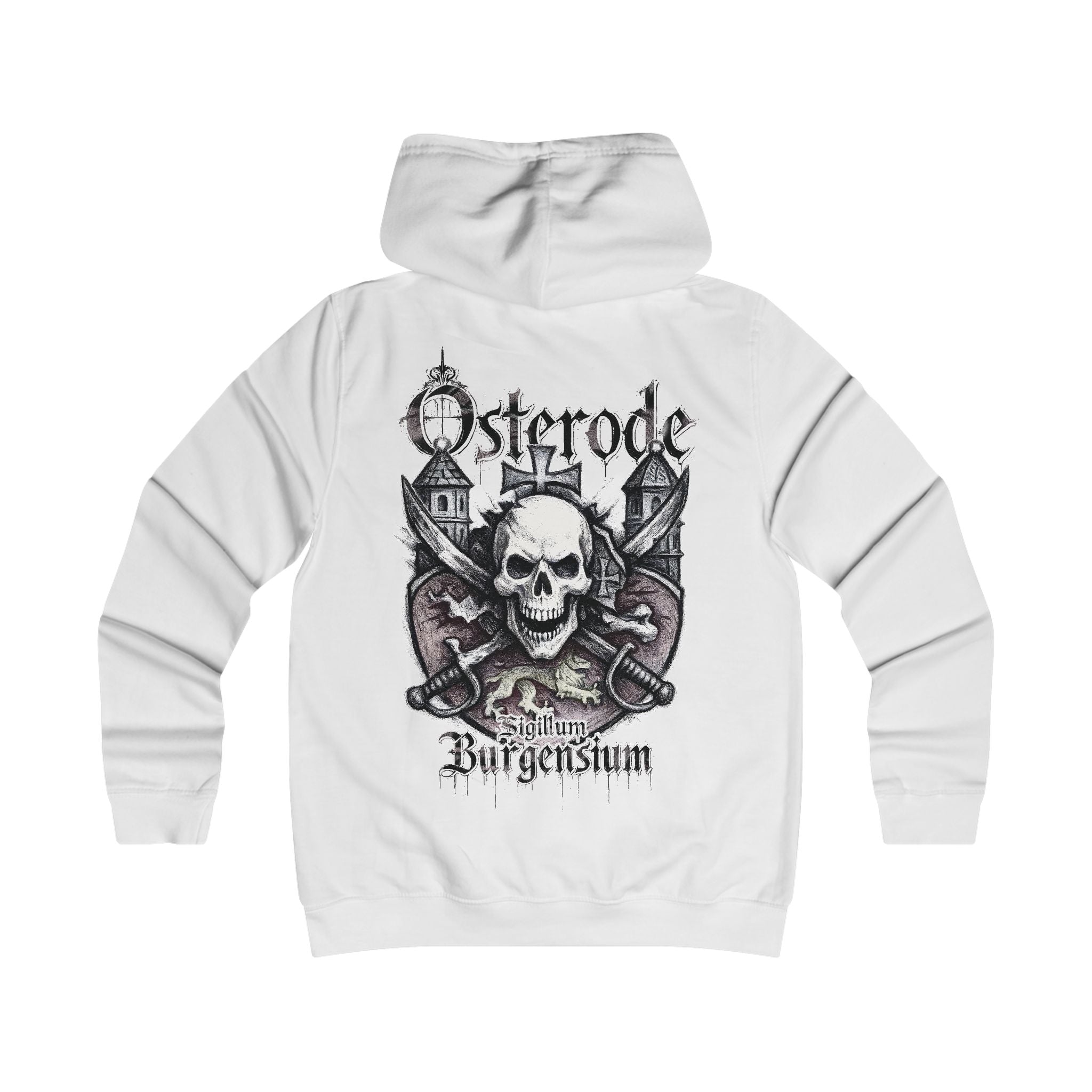Osterode am Harz: Front-/Backprint Womens' Hoodie **Grimwater-Edition**