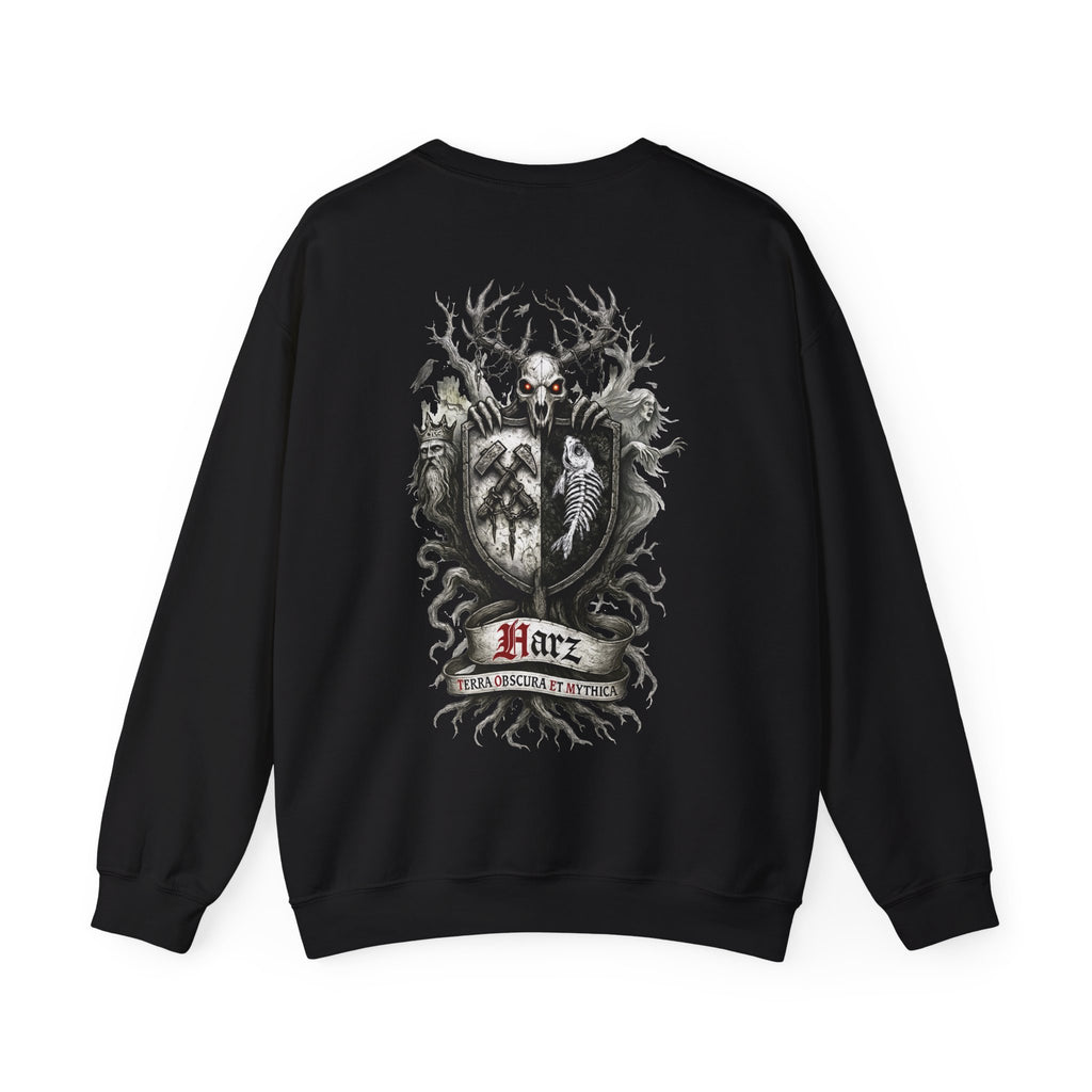 Harz: Front-/Backprint, Unisex Sweatshirt **Grimwater-Edition** Gesamtharz
