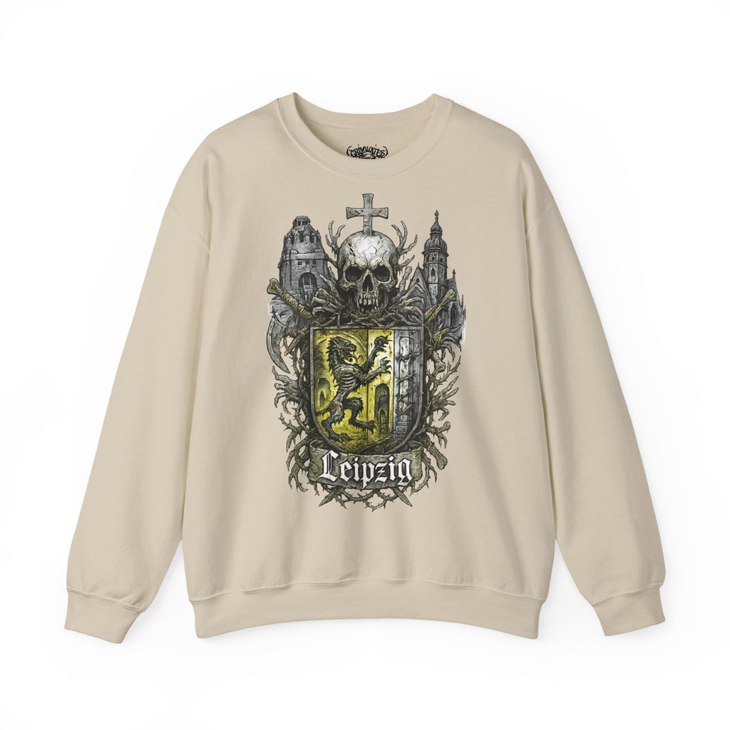 Leipzig: Frontprint, Unisex Sweatshirt **Grimwater-Edition**
