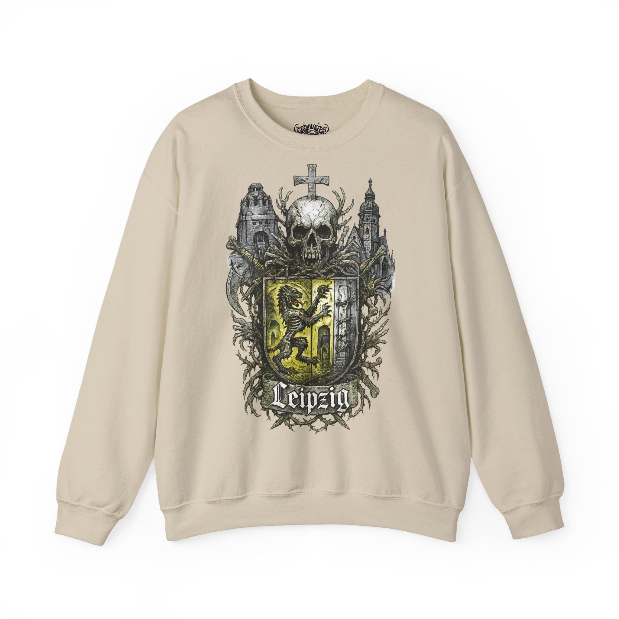 Leipzig: Frontprint, Unisex Sweatshirt **Grimwater-Edition**