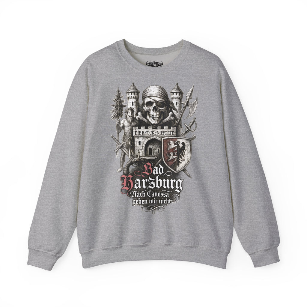Bad Harzburg: Harz-Collection, Frontprint, Unisex Sweatshirt **Grimwater-Edition**