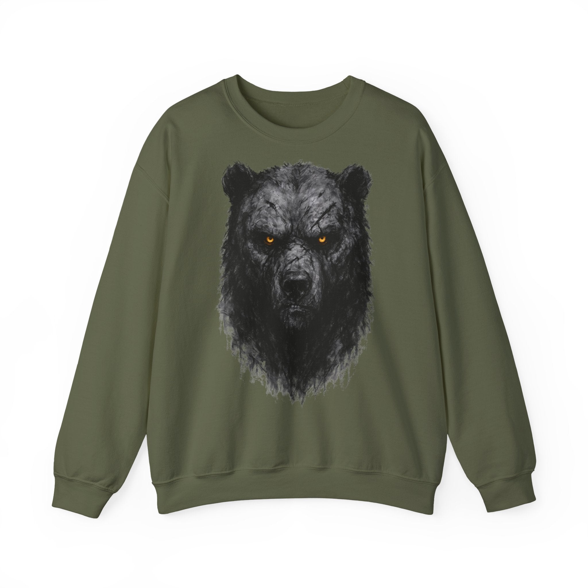 Bär: Animals-Collection, Frontprint, Unisex Sweatshirt, Bear Spirit