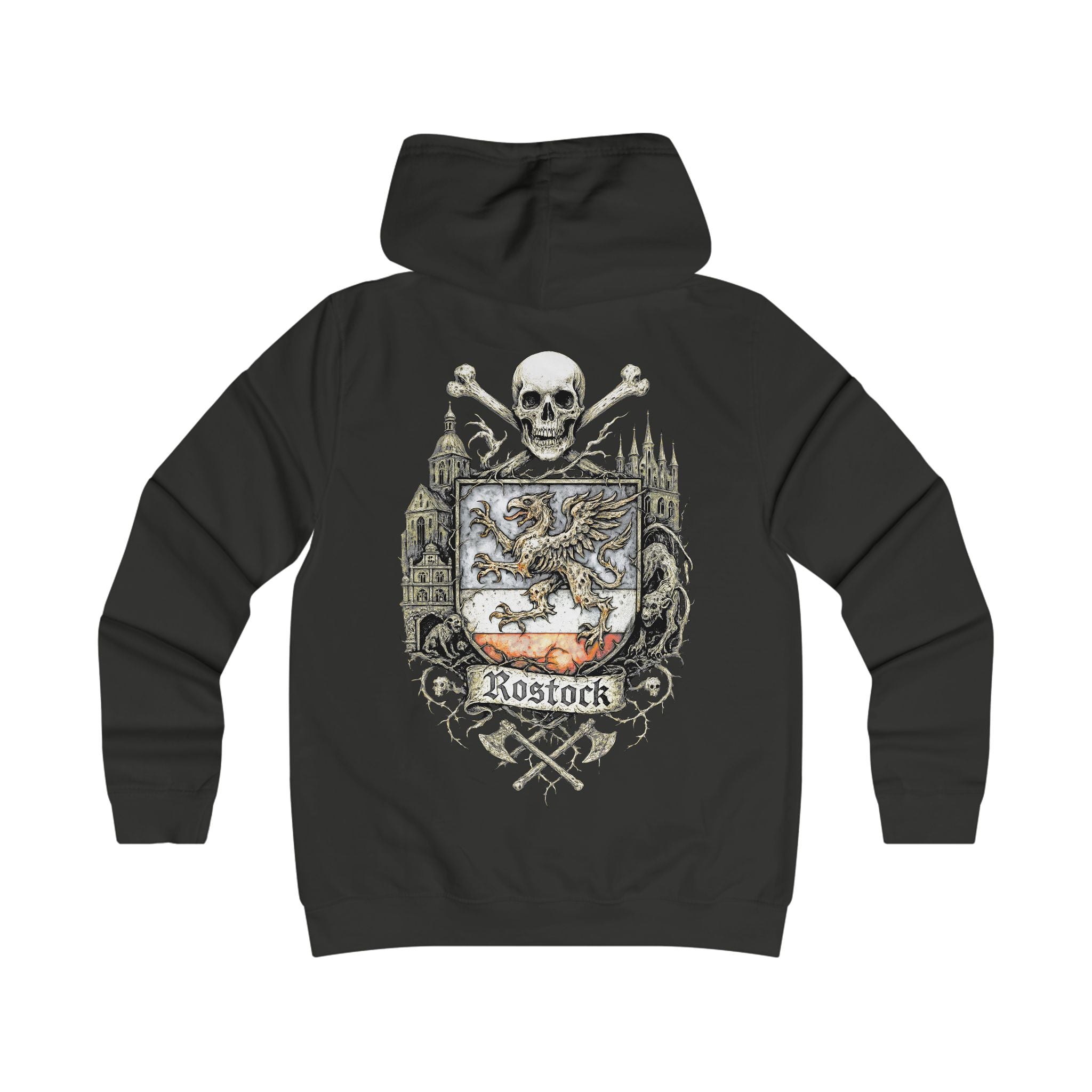 Rostock: Front-/Backprint, Womens' Hoodie **Grimwater-Edition**