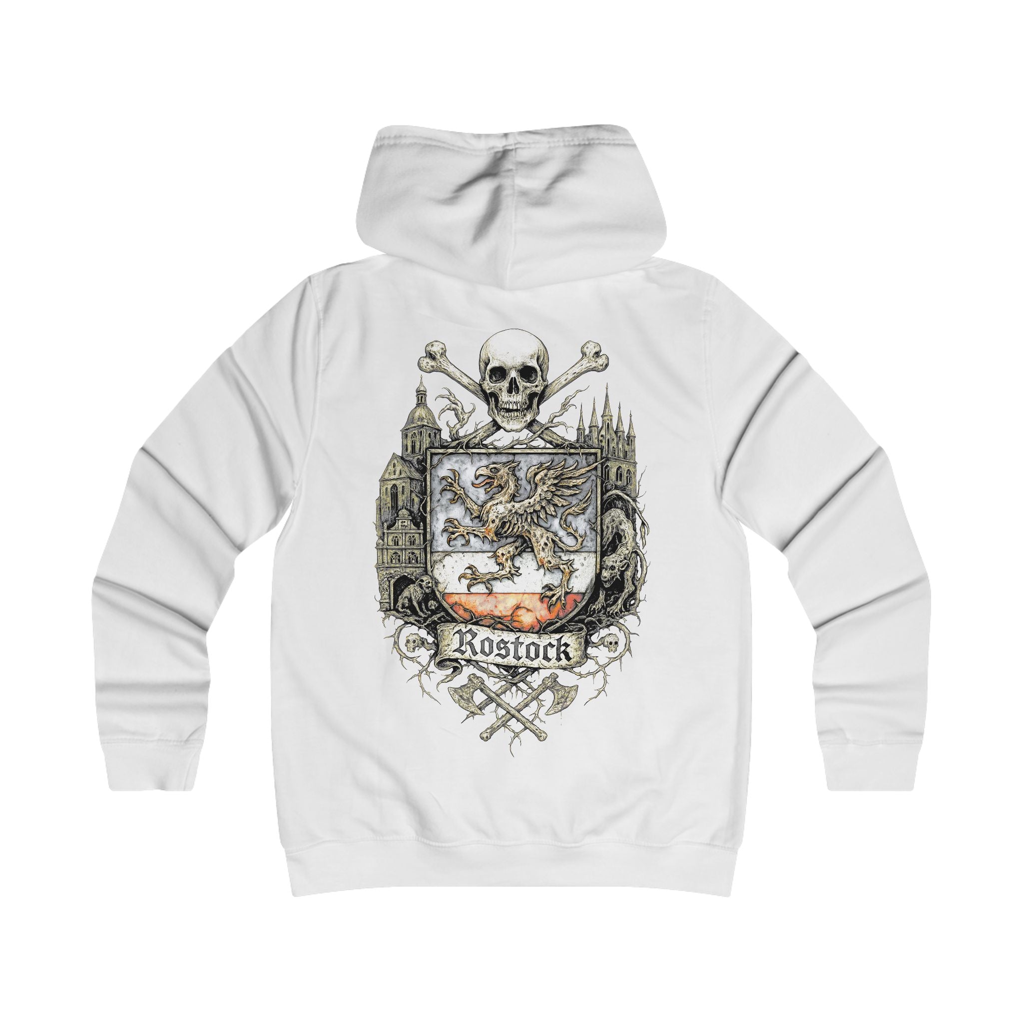 Rostock: Front-/Backprint, Womens' Hoodie **Grimwater-Edition**