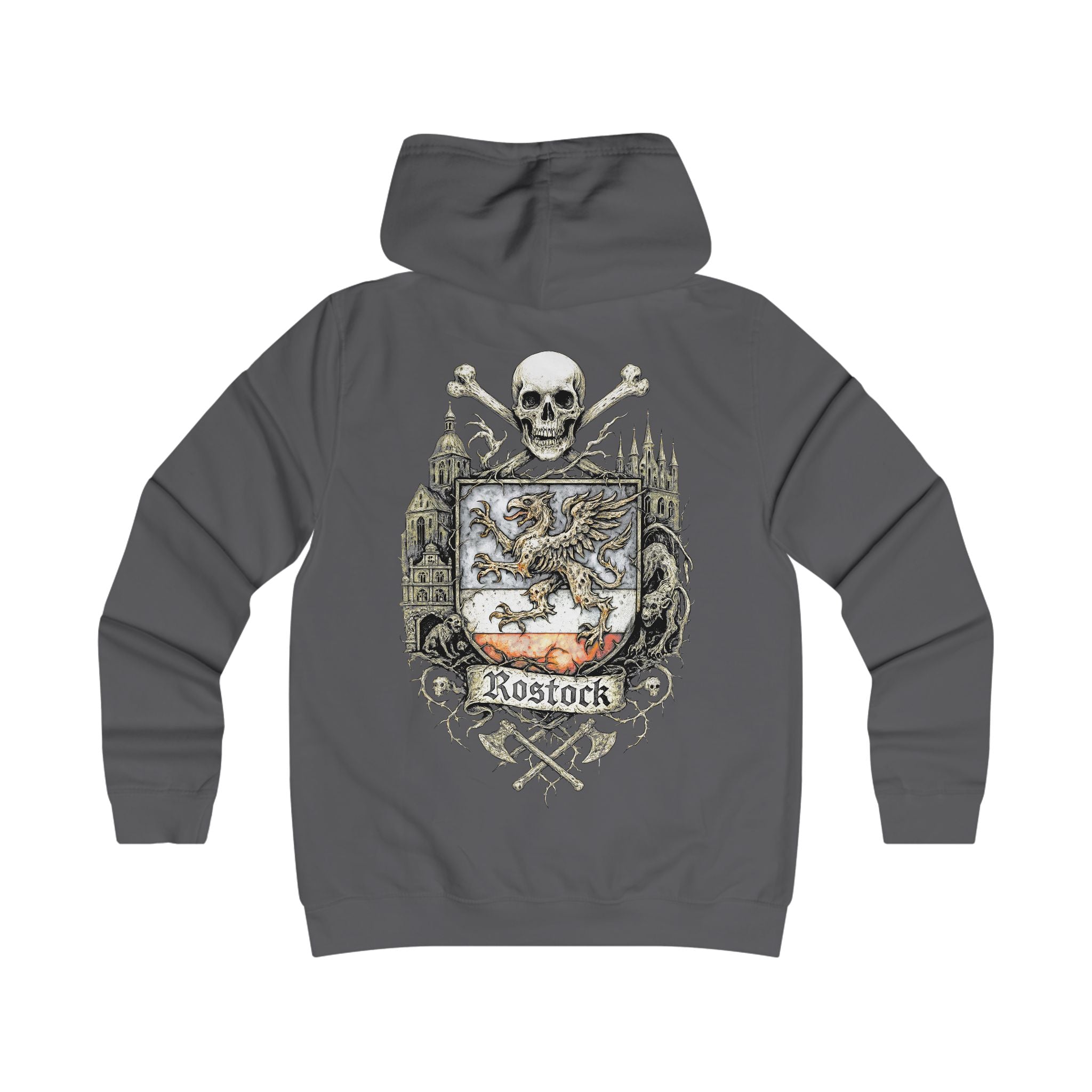 Rostock: Front-/Backprint, Womens' Hoodie **Grimwater-Edition**
