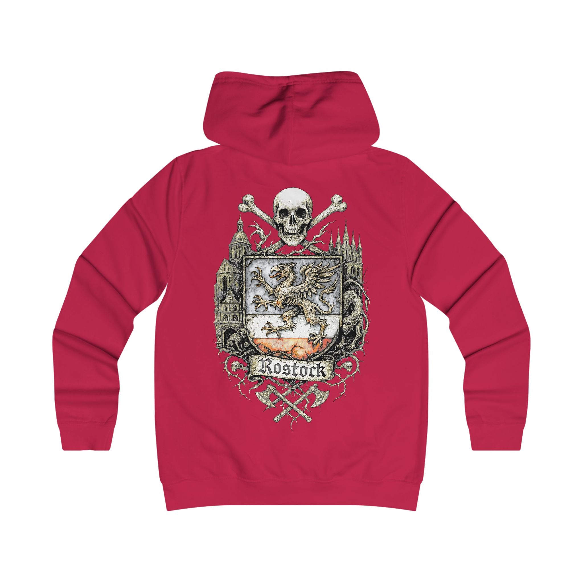 Rostock: Front-/Backprint, Womens' Hoodie **Grimwater-Edition**