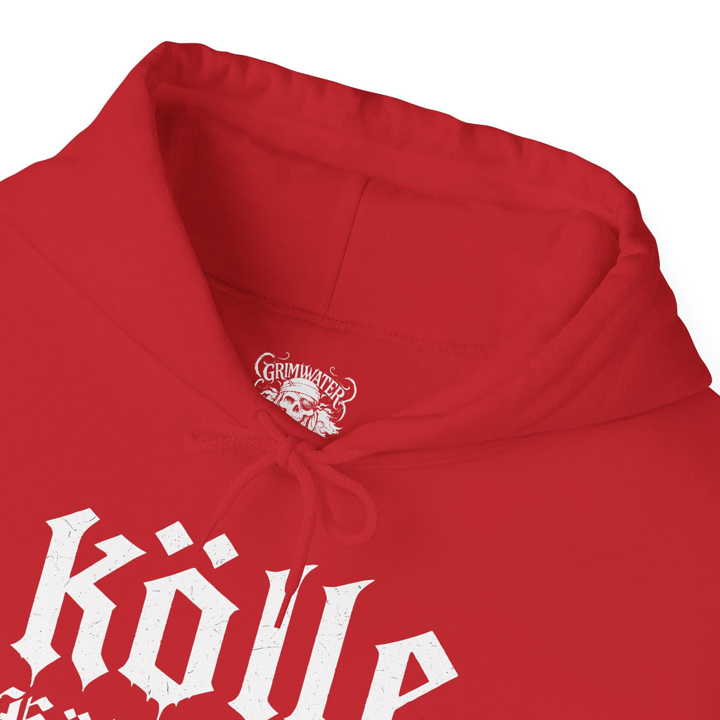 Köln - Hätz un Bloot: Front-/Backprint, Unisex Hoodie **Grimwater-Design**