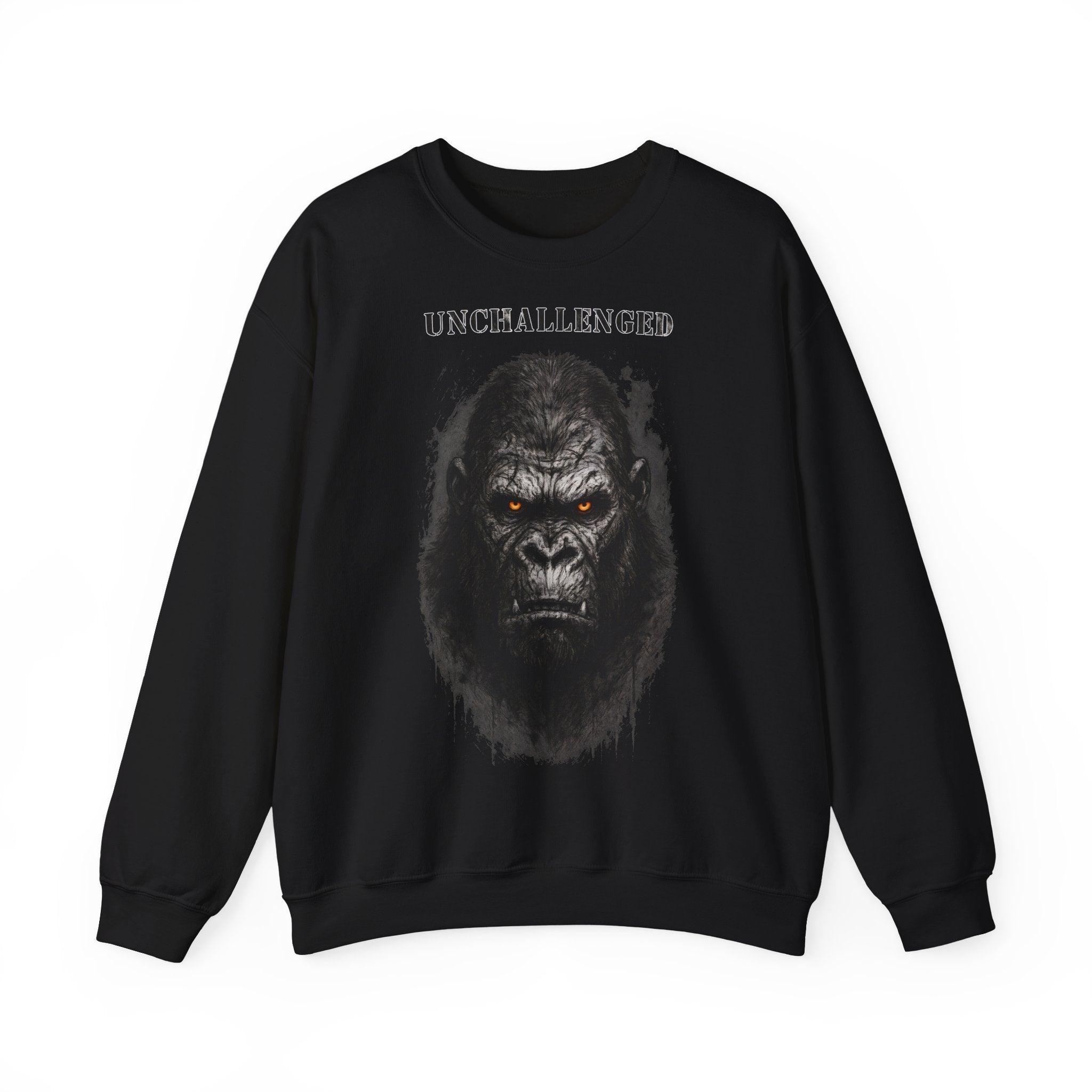Gorilla - Unchallenged: Animals-Collection, Frontprint, Unisex Sweatshirt
