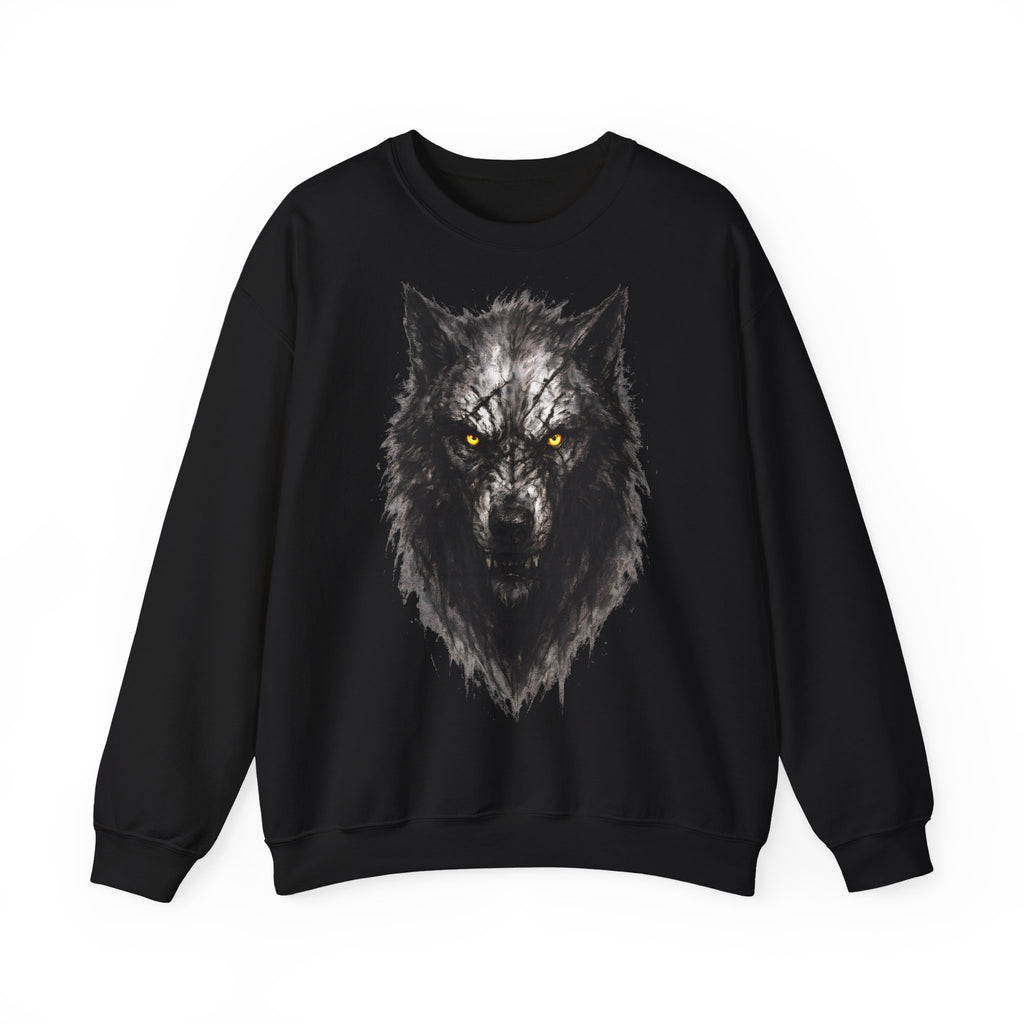 Wolf: Animals-Collection, Frontprint, Unisex Sweatshirt, Mystic Wolf