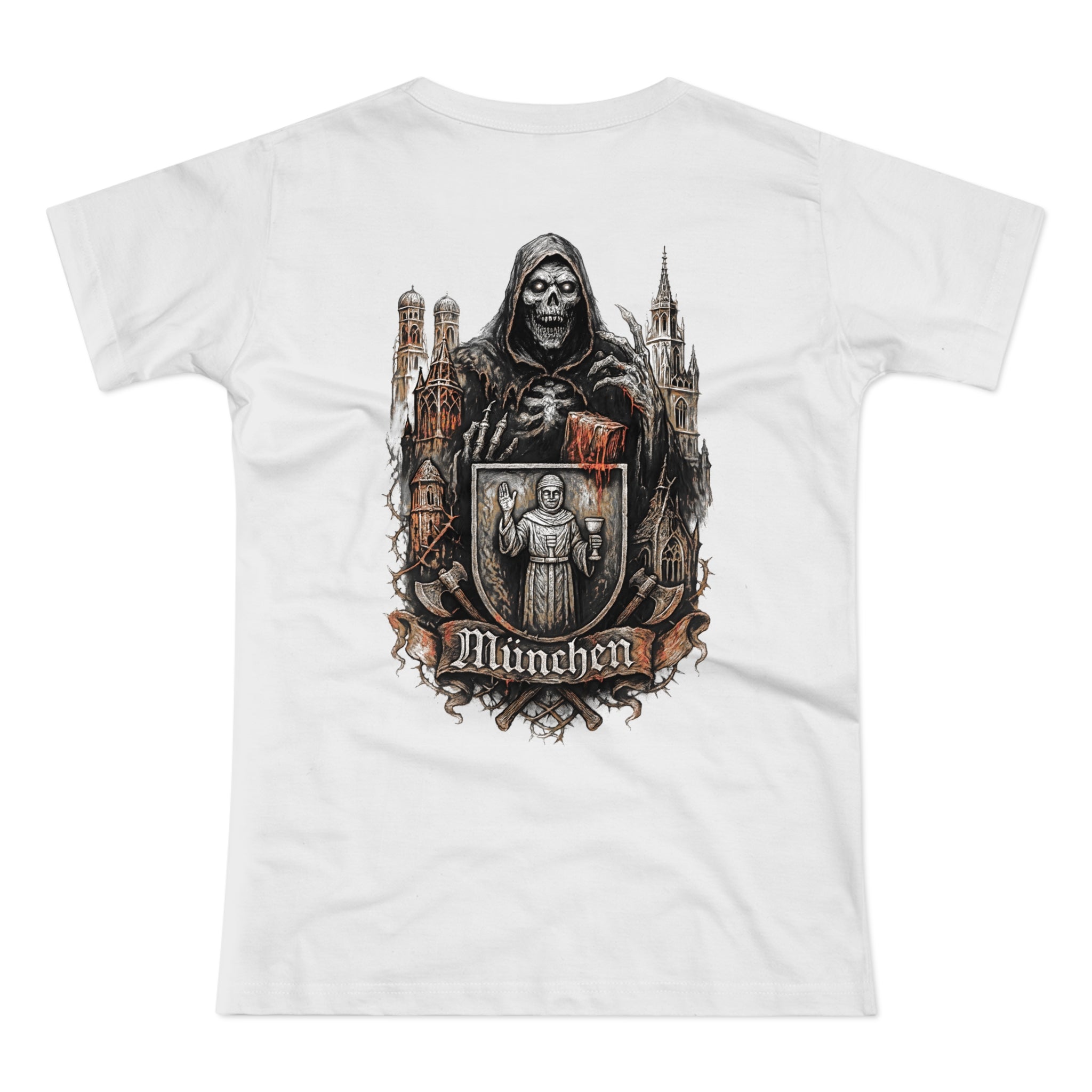 München: Front-/Backprint, Womens' T-Shirt: **Grimwater-Edition**