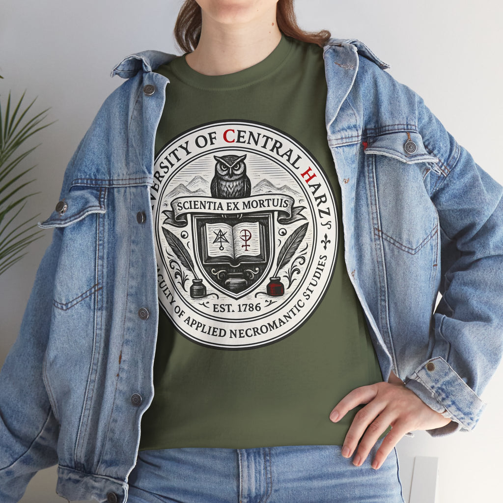 University of Central Harz: Frontprint, Unisex T-Shirt **Grimwater-Edition**
