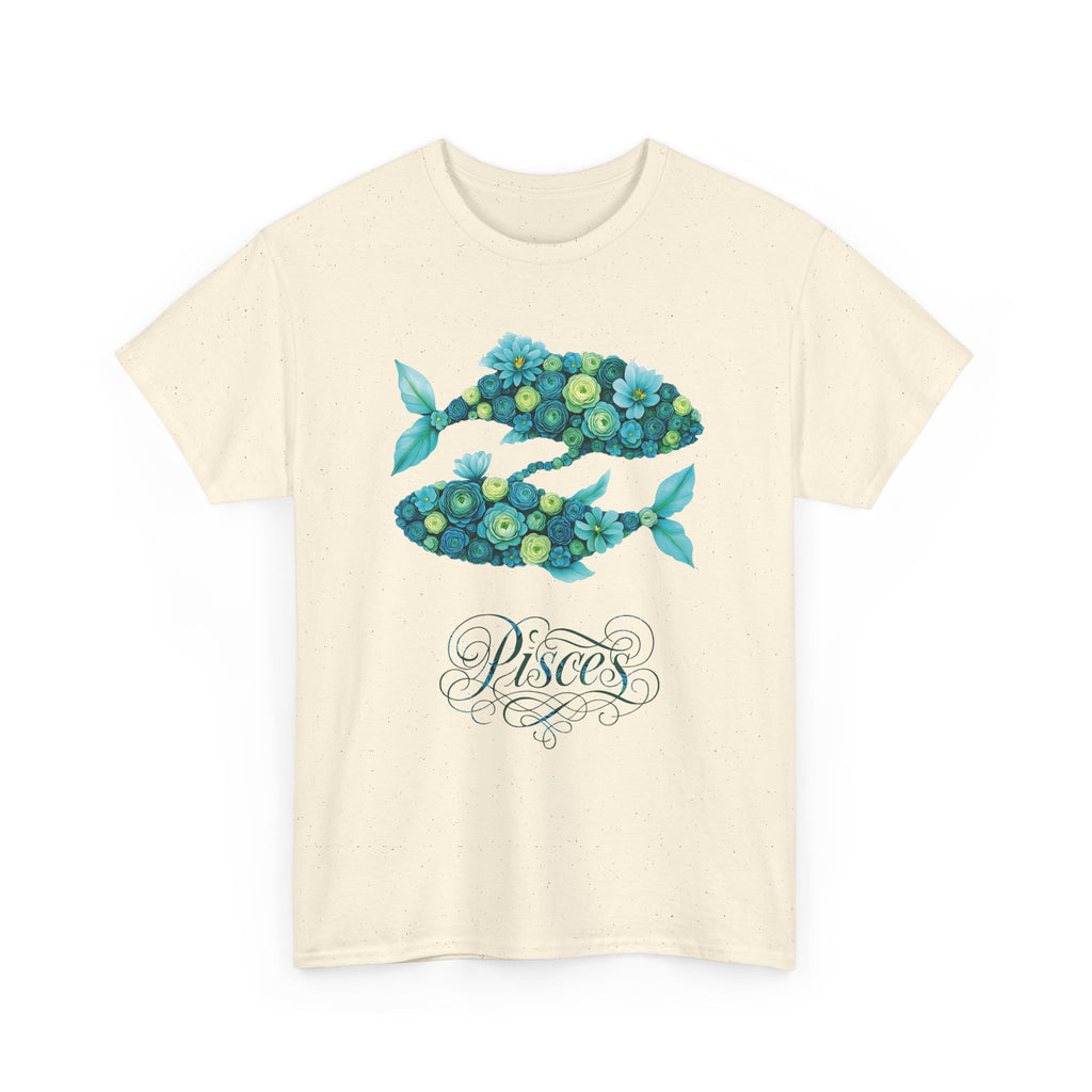 Pisces Floral Zodiac Apparel, Astrological Gift, Birthday Shirt, Horoscope Top, Casual Wear, Astrology Clothing