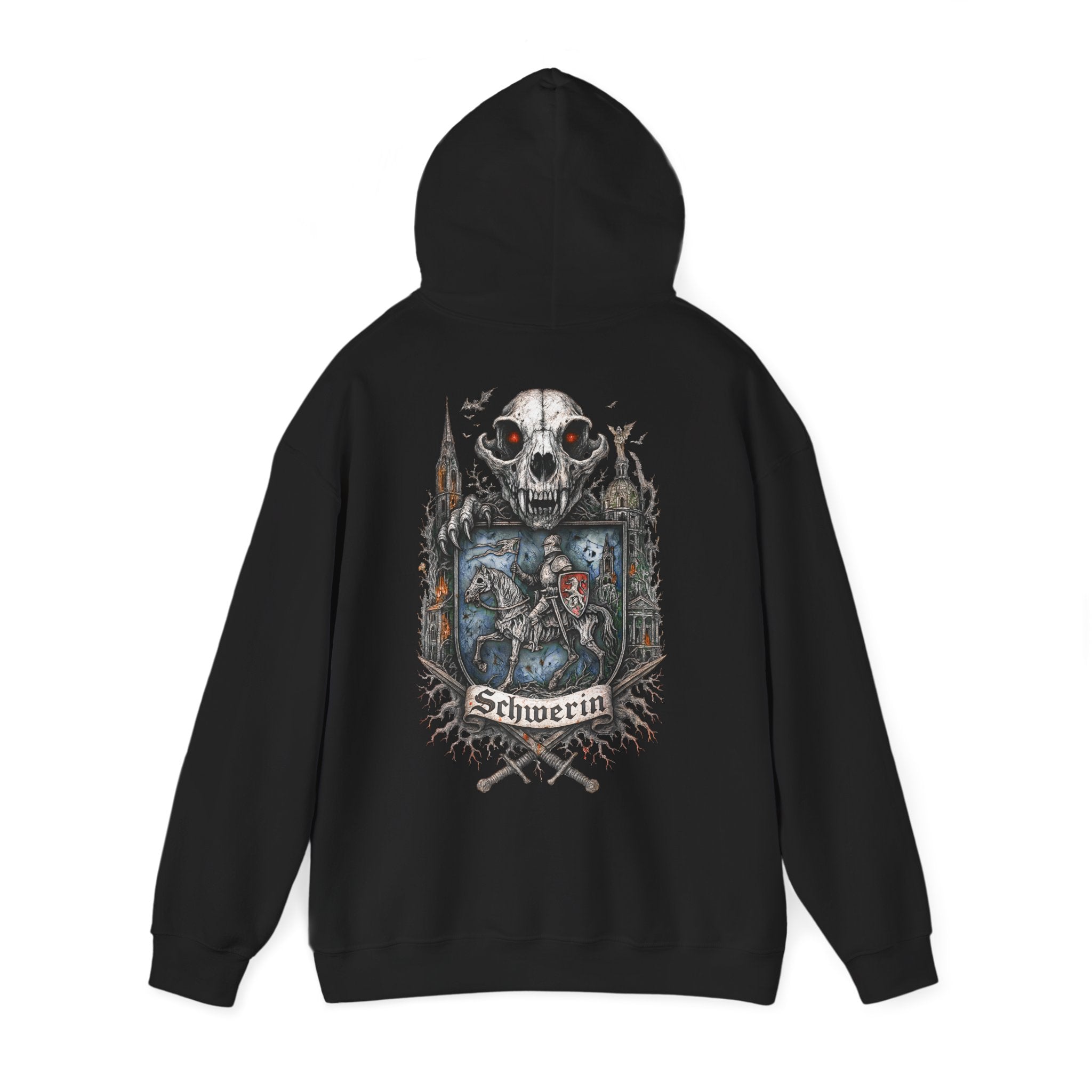 Schwerin: Front-/Backprint, Unisex Hoodie **Grimwater-Edition**