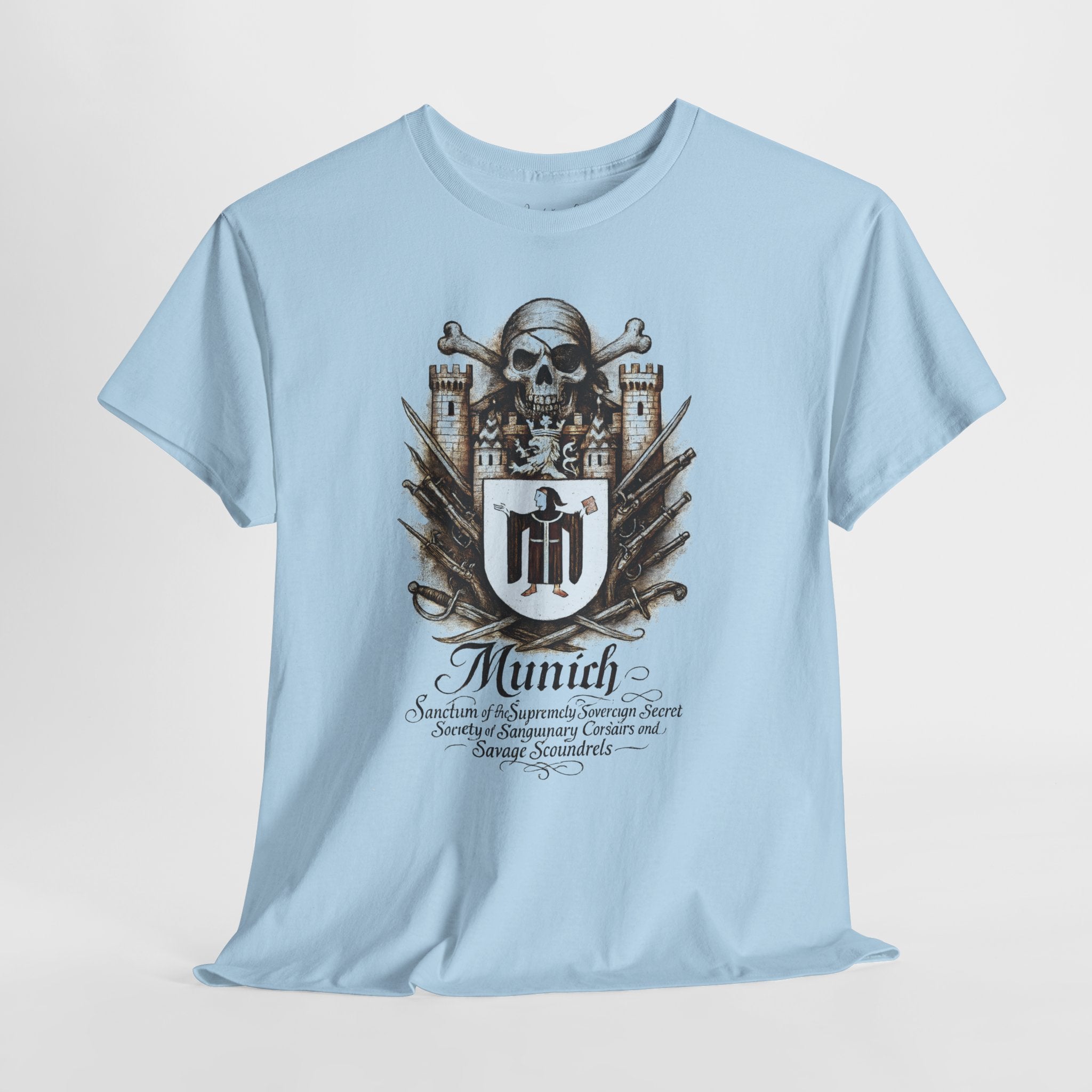 München: Frontprint, Unisex T-Shirt **Grimwater-Edition** (Munich)