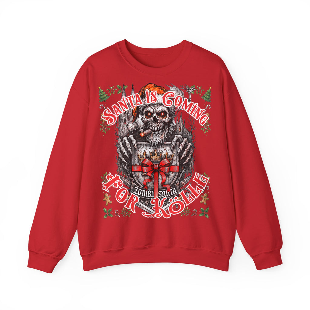 Santa Claus coming 4 Kölle: Frontprint, Unisex Sweatshirt