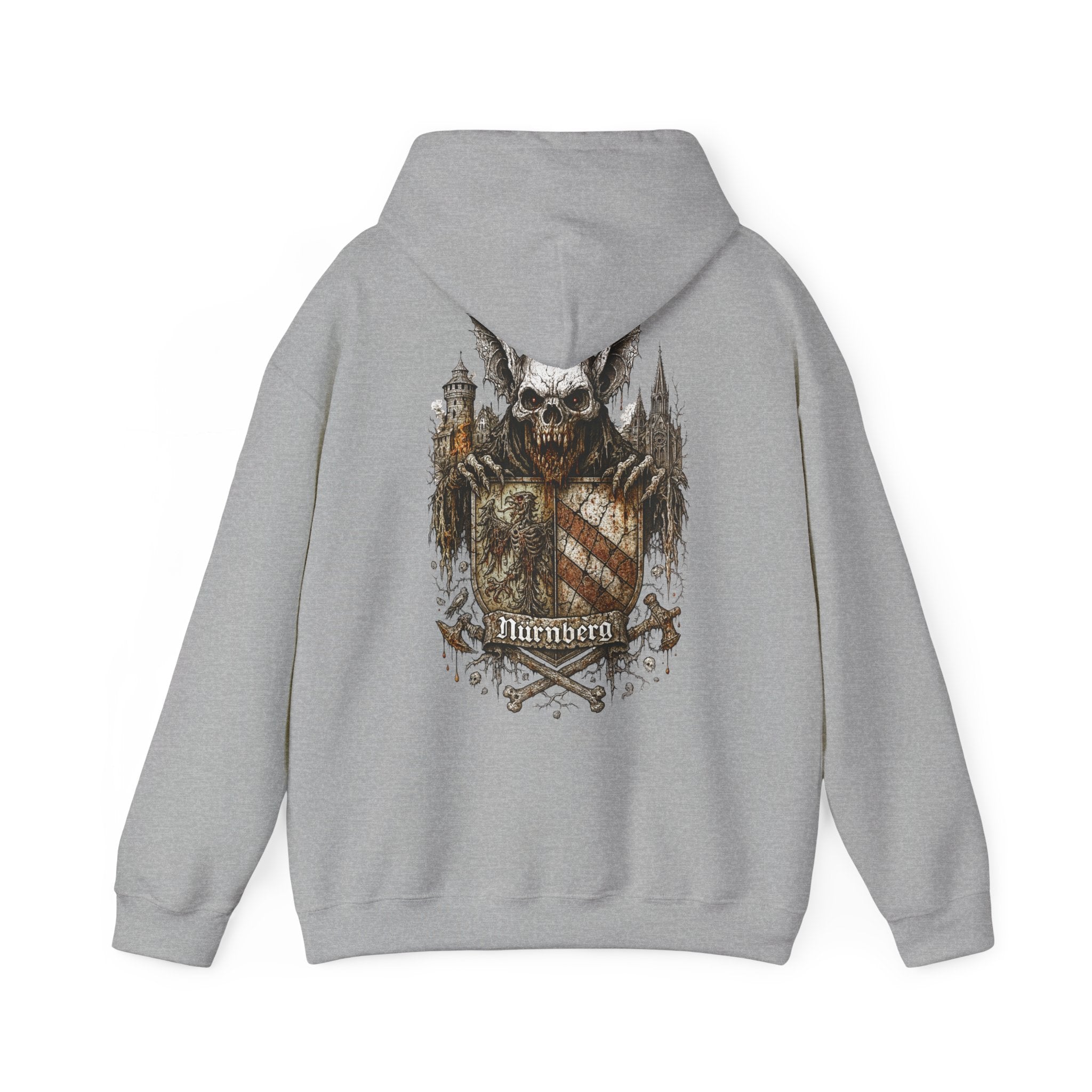 Nürnberg - Front-/Backprint Unisex Hoodie: **Grimwater-Edition**