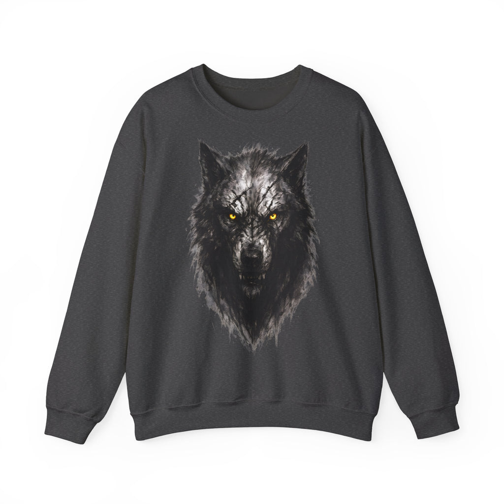 Wolf: Animals-Collection, Frontprint, Unisex Sweatshirt, Mystic Wolf