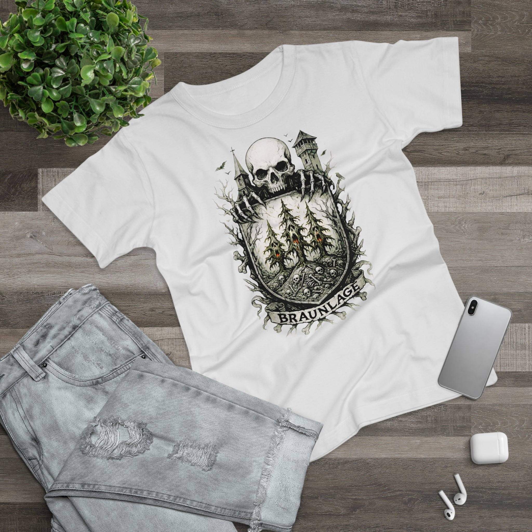 Braunlage: Frontprint, Womens' T-Shirt **Grimwater-Edition**