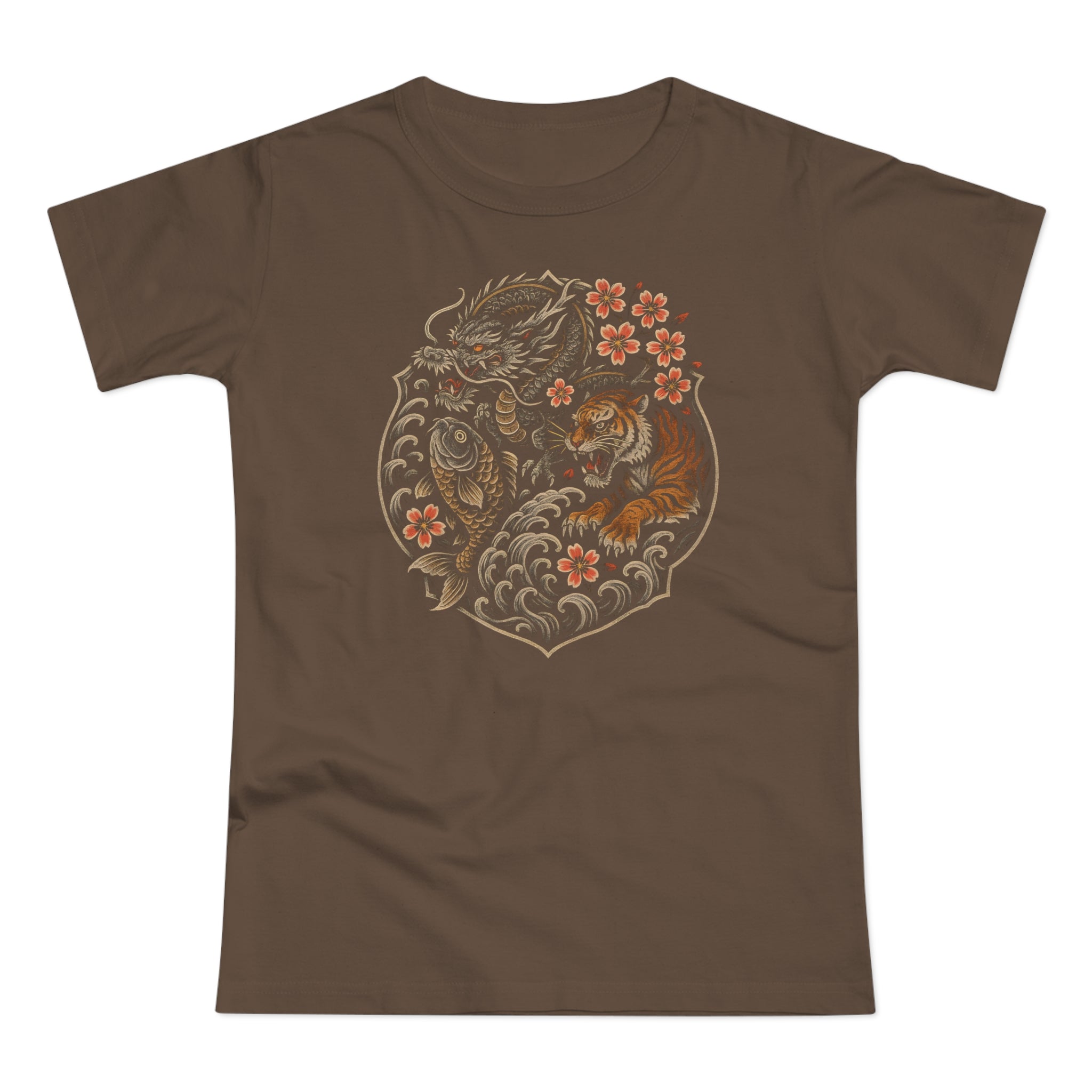 Nature-Inspired Tee, Frontprint, Women's T-Shirt