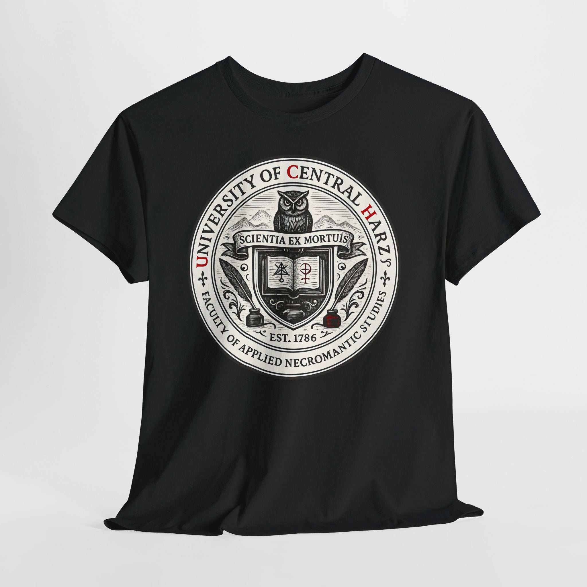 University of Central Harz: Frontprint, Unisex T-Shirt **Grimwater-Edition**