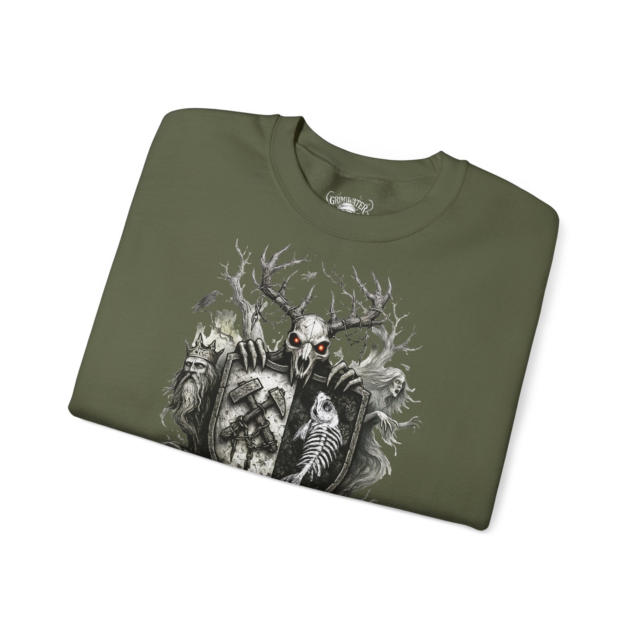 Der Harz: Harz-Collection, Frontprint, Unisex Sweatshirt **Grimwater-Edition**