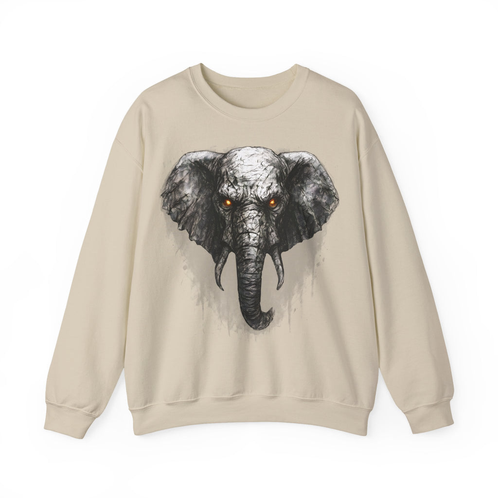 Elefant: Animals-Collection, Frontprint, Unisex Sweatshirt, Majestic Elephant