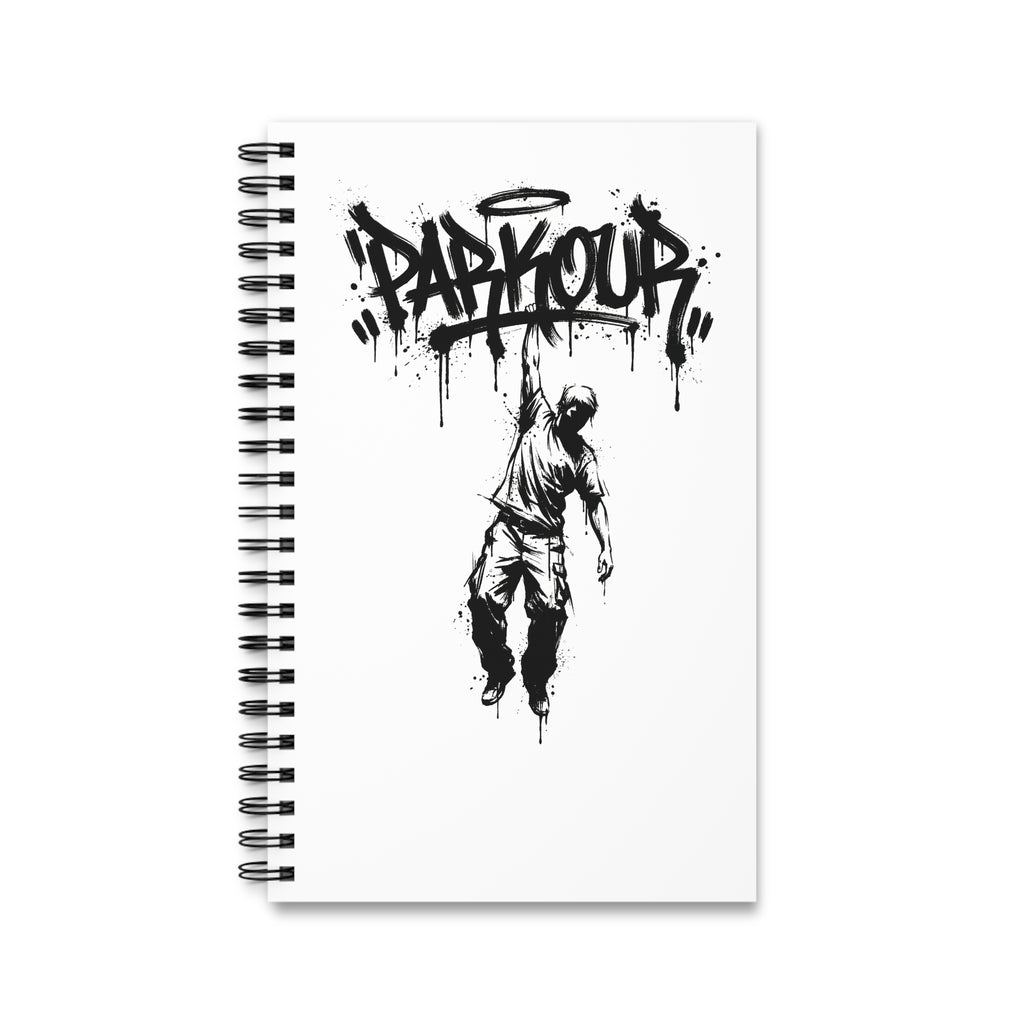 Parkour 04 Spiralblock - Urban Graffiti Notebook for Athletes & Street Art Fans