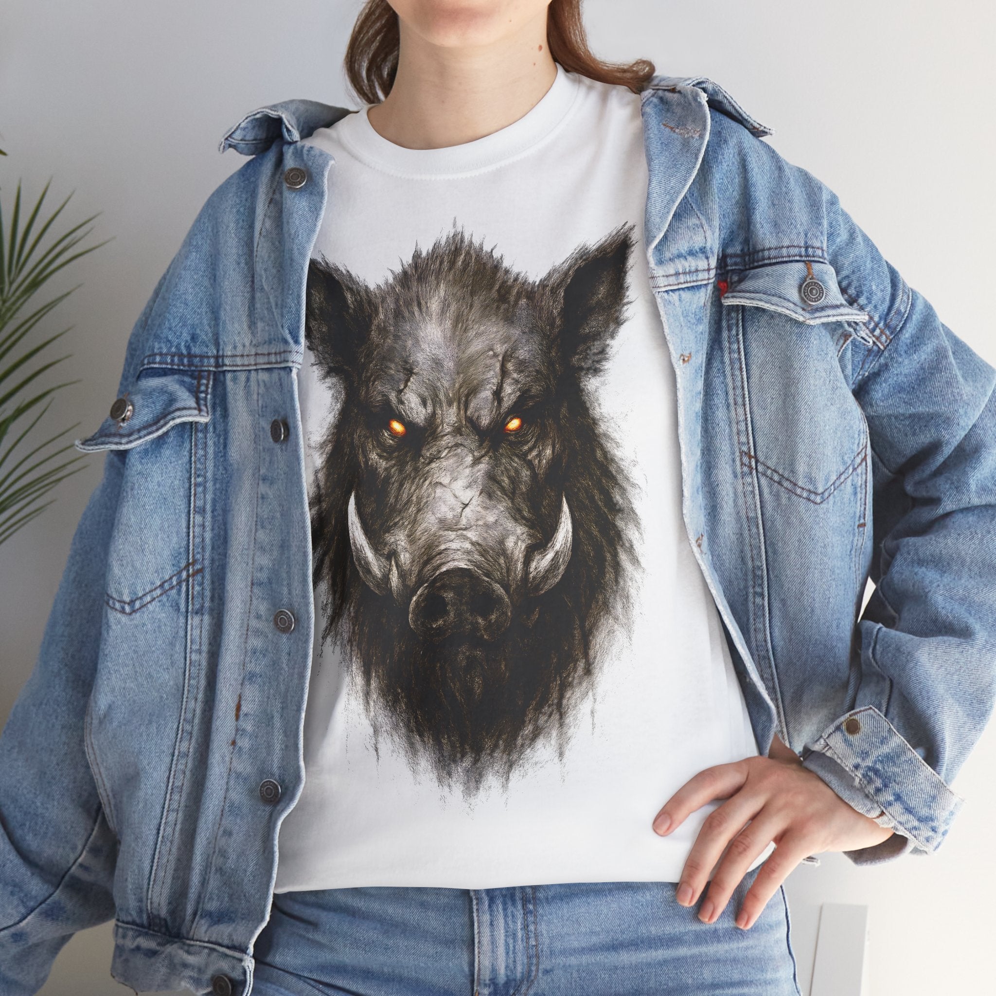 Keiler: Frontprint, Unisex T-Shirt - Animal-Collection