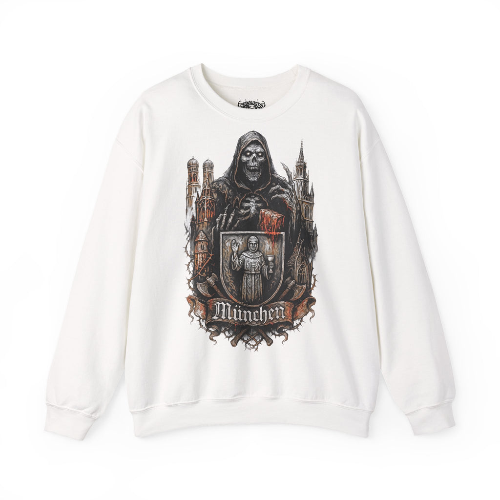 München: Frontprint, Unisex Sweatshirt **Grimwater-Edition** Munich
