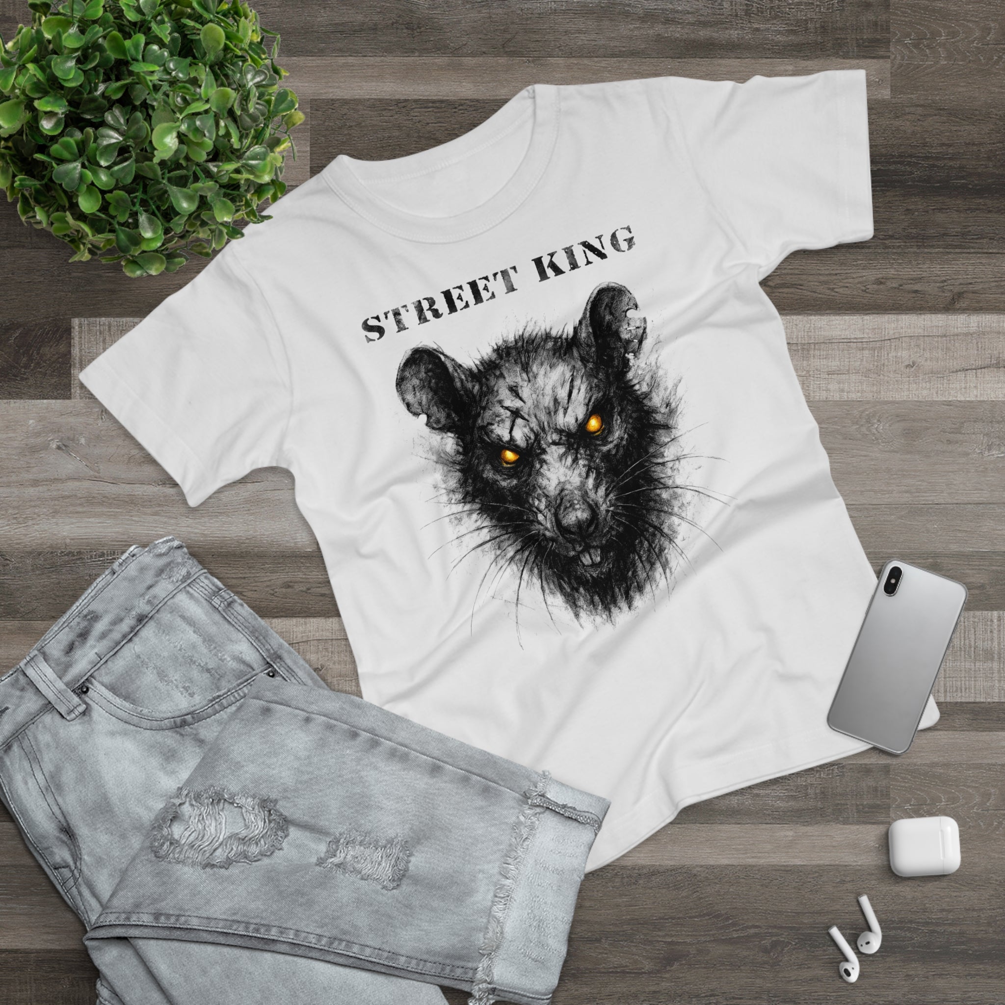 Ratte: Frontprint, Womens' T-Shirt - Animal-Collection