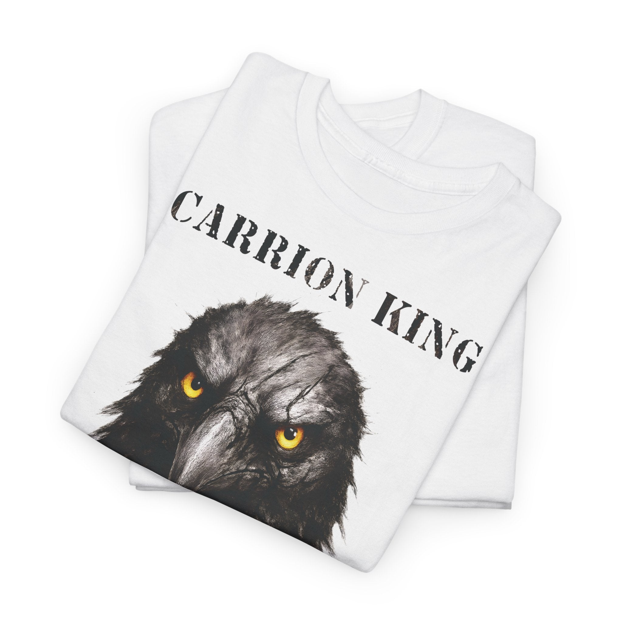Rabe - Carrion King: Frontprint, Unisex T-Shirt - Animal-Collection