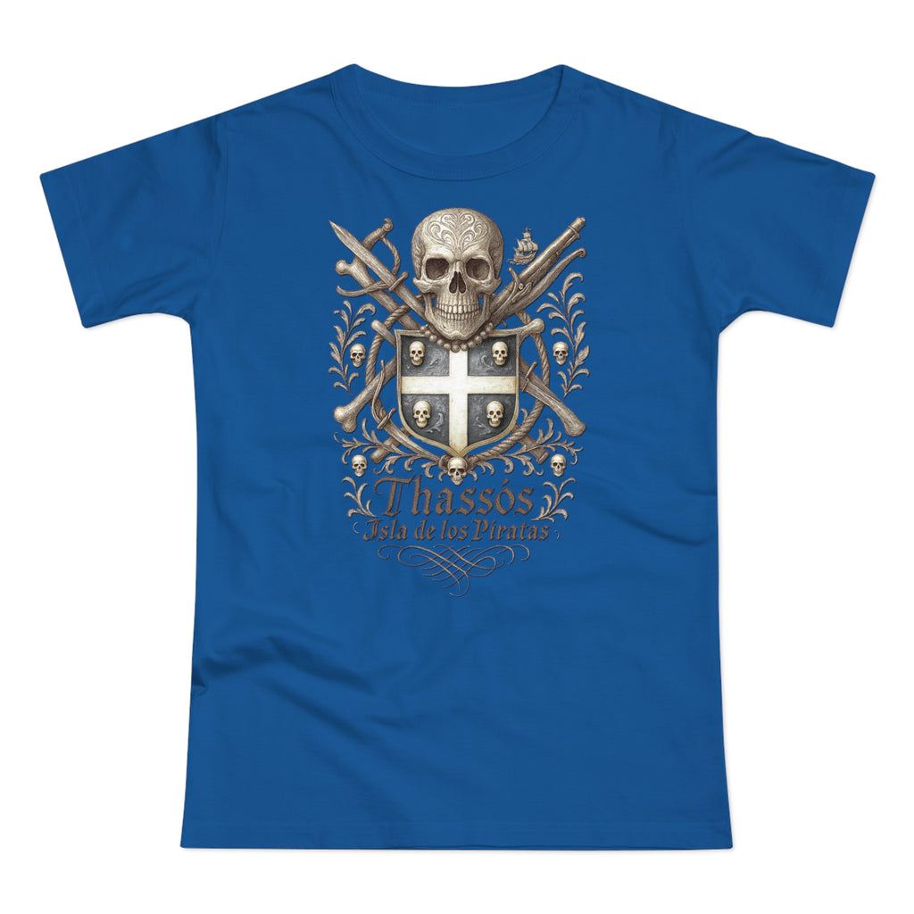 Thassos: Frontprint, Women's T-Shirt of Thasos **Grimwater-Edition**