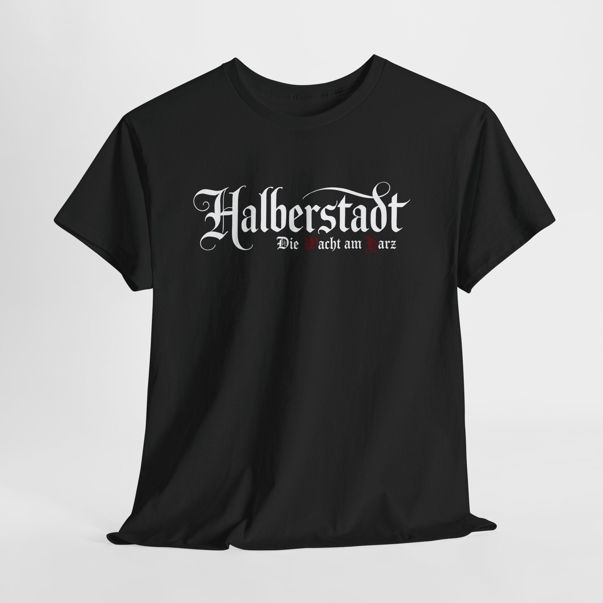 Halberstadt - Die Wacht am Harz - Unisex Heavy Cotton Tee, Cool Graphic Shirt, Gift for Travelers, Casual Wear, Street Style, Trendy Tee