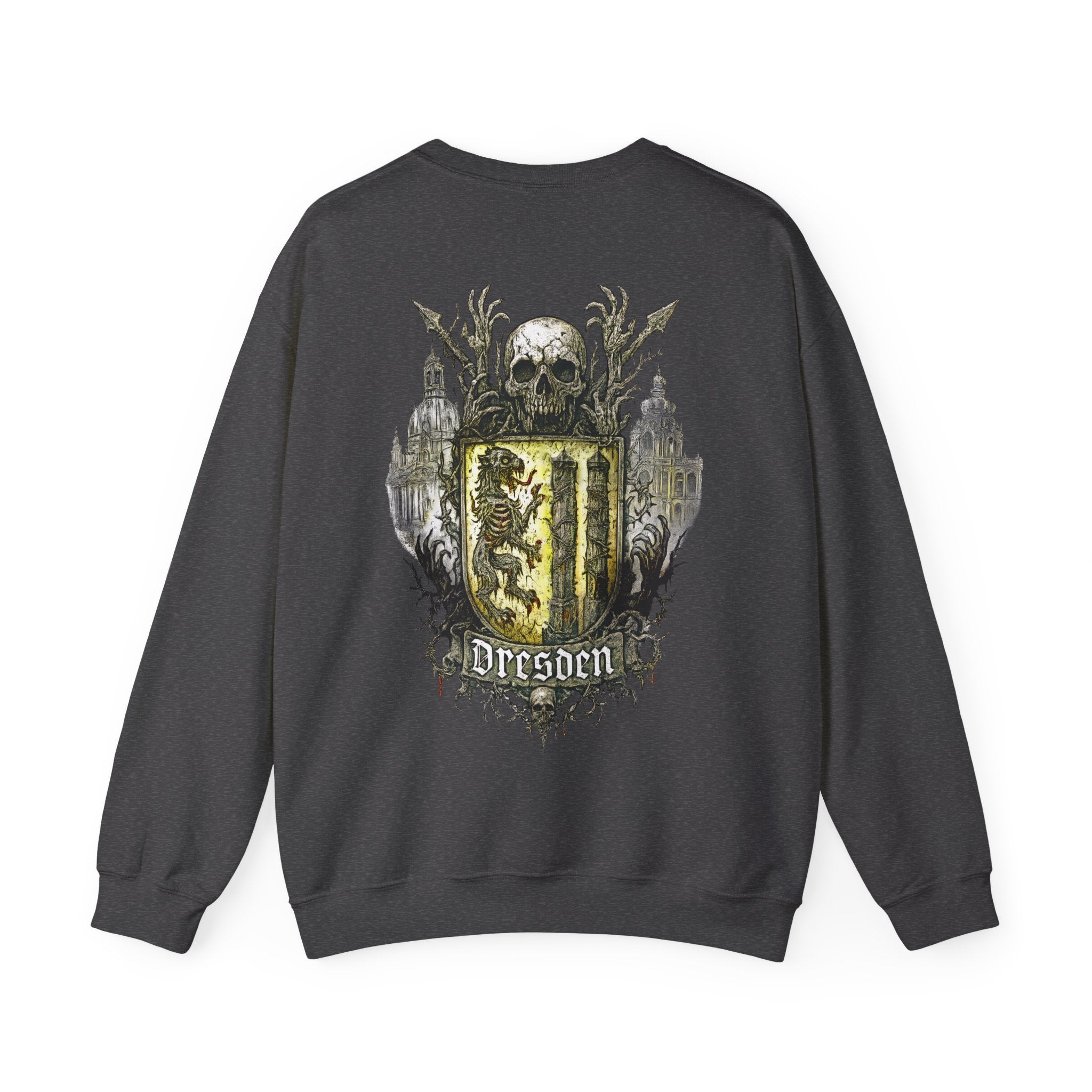 Dresden: Front-/Backprint, Unisex Sweatshirt **Grimwater-Edition**