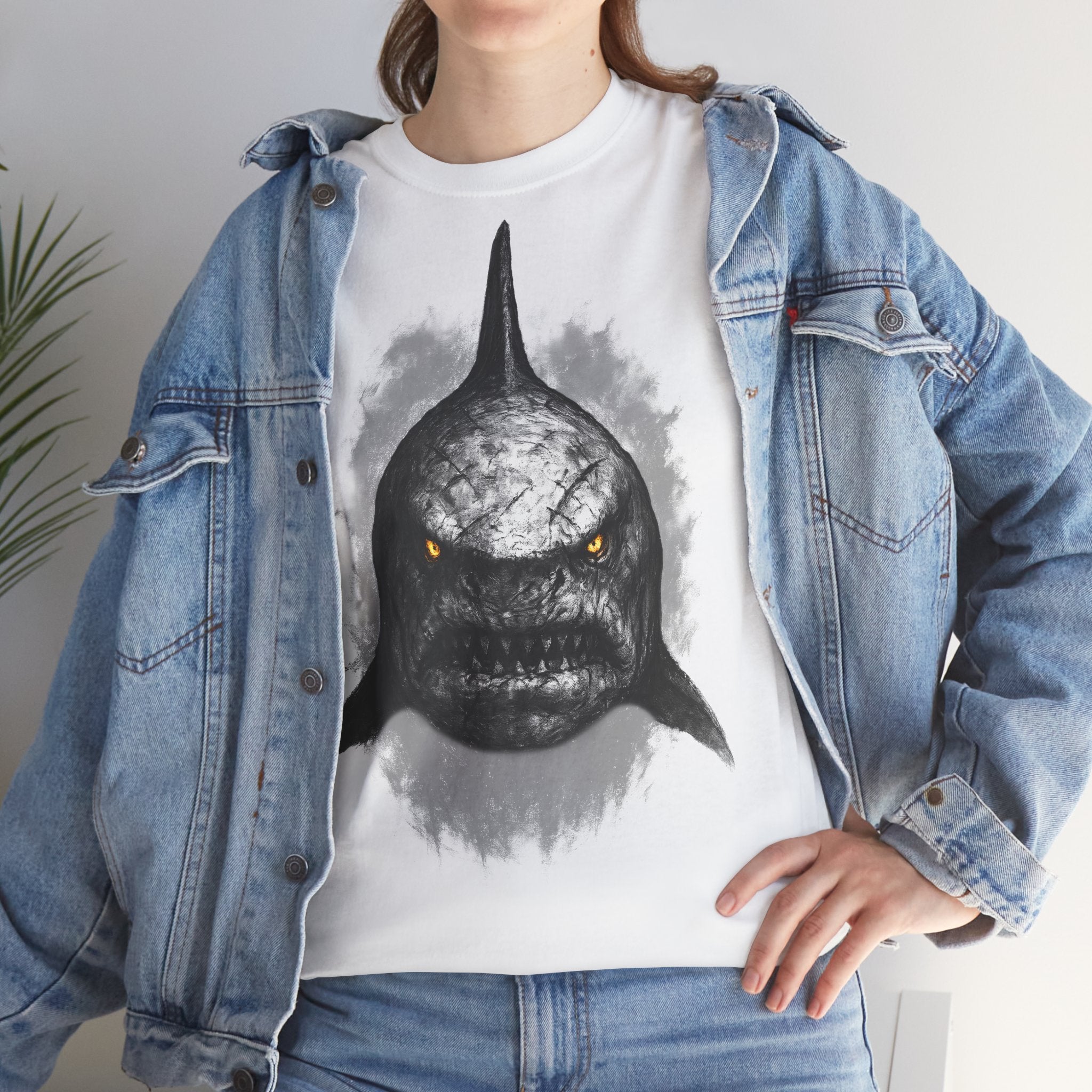 Hai: Frontprint, Unisex T-Shirt - Animal-Collection