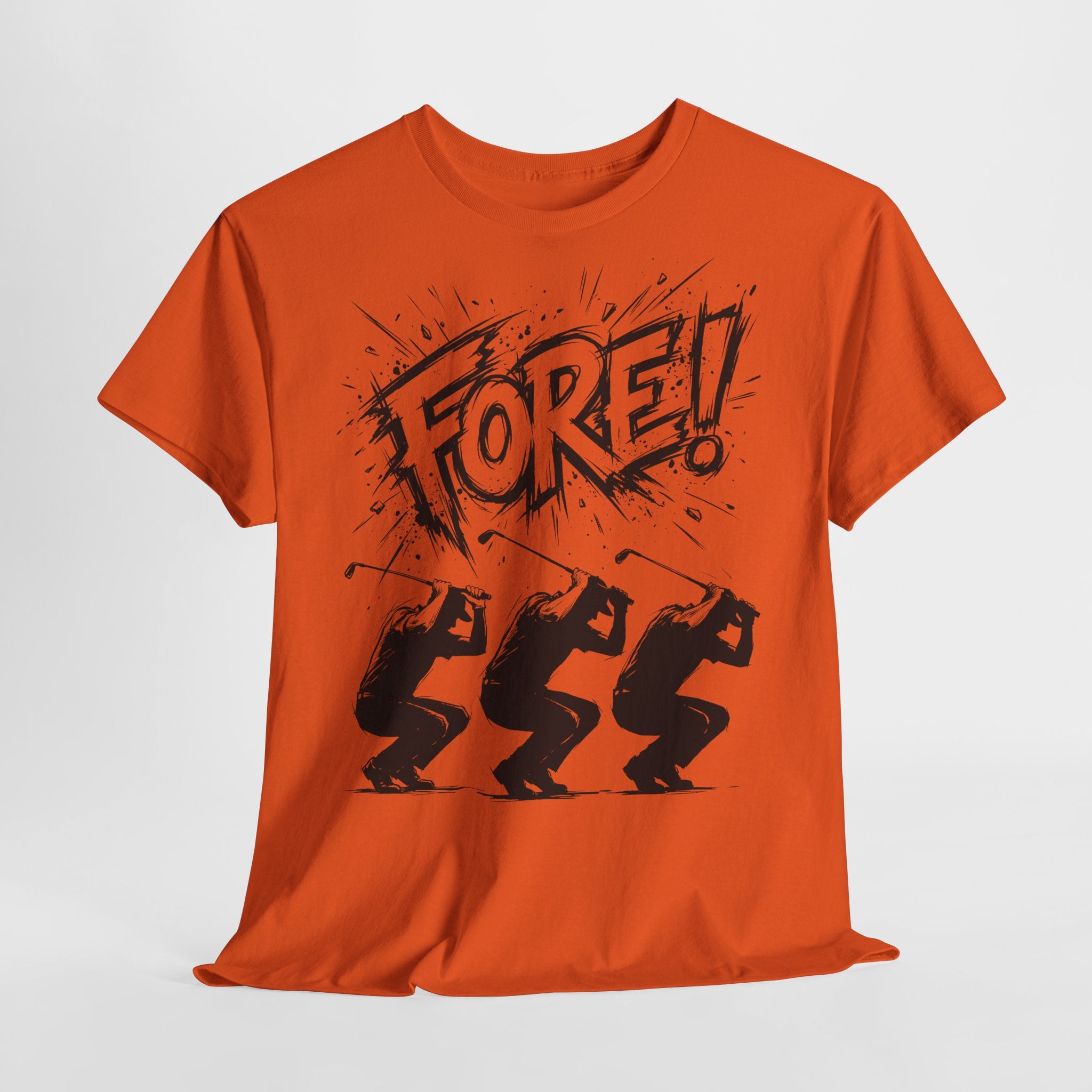 Golf - FORE! : Frontprint, Unisex T-Shirt