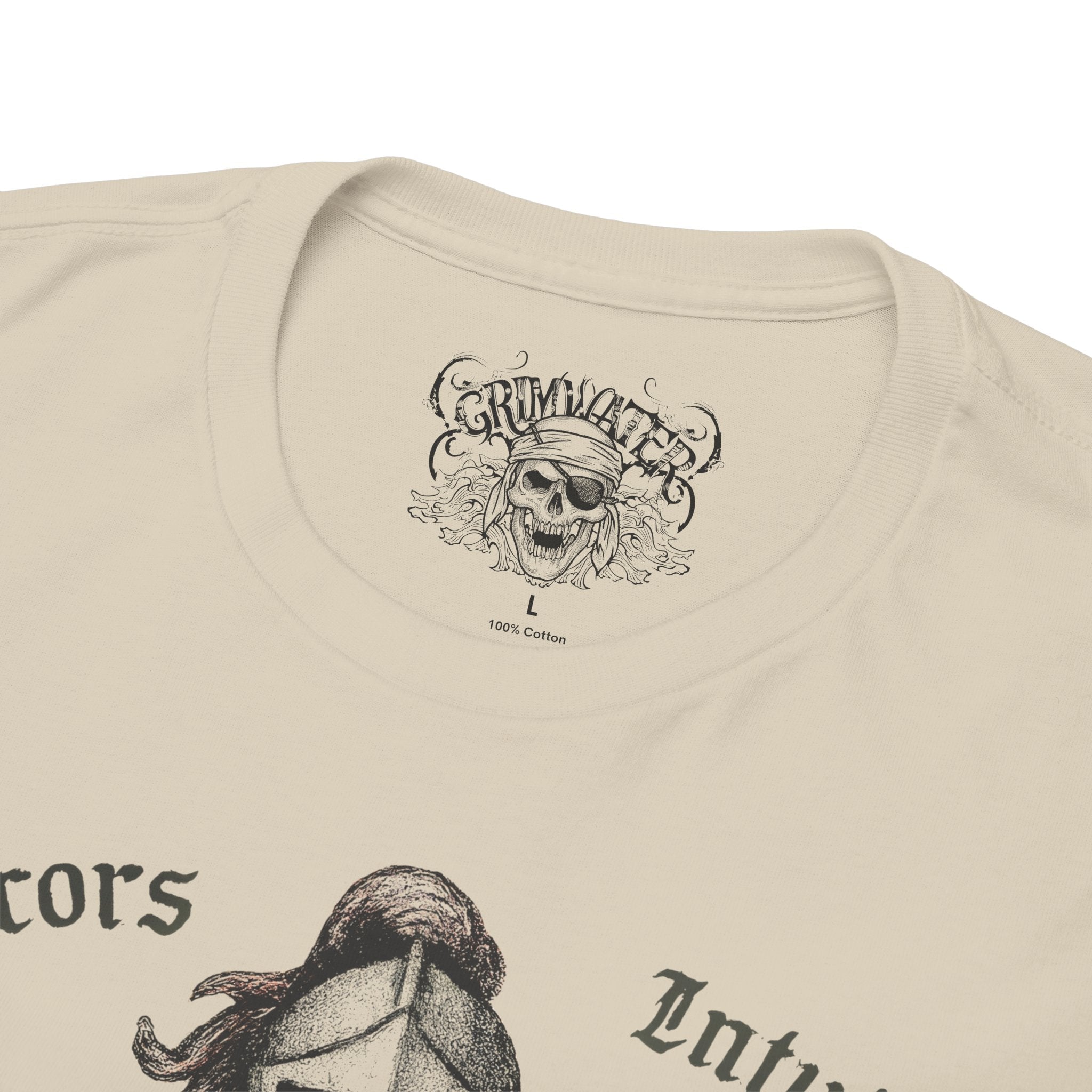 Fische: Frontprint, Unisex T-Shirt **Grimwater-Edition** Sternzeichen Astrologie (Pisces)