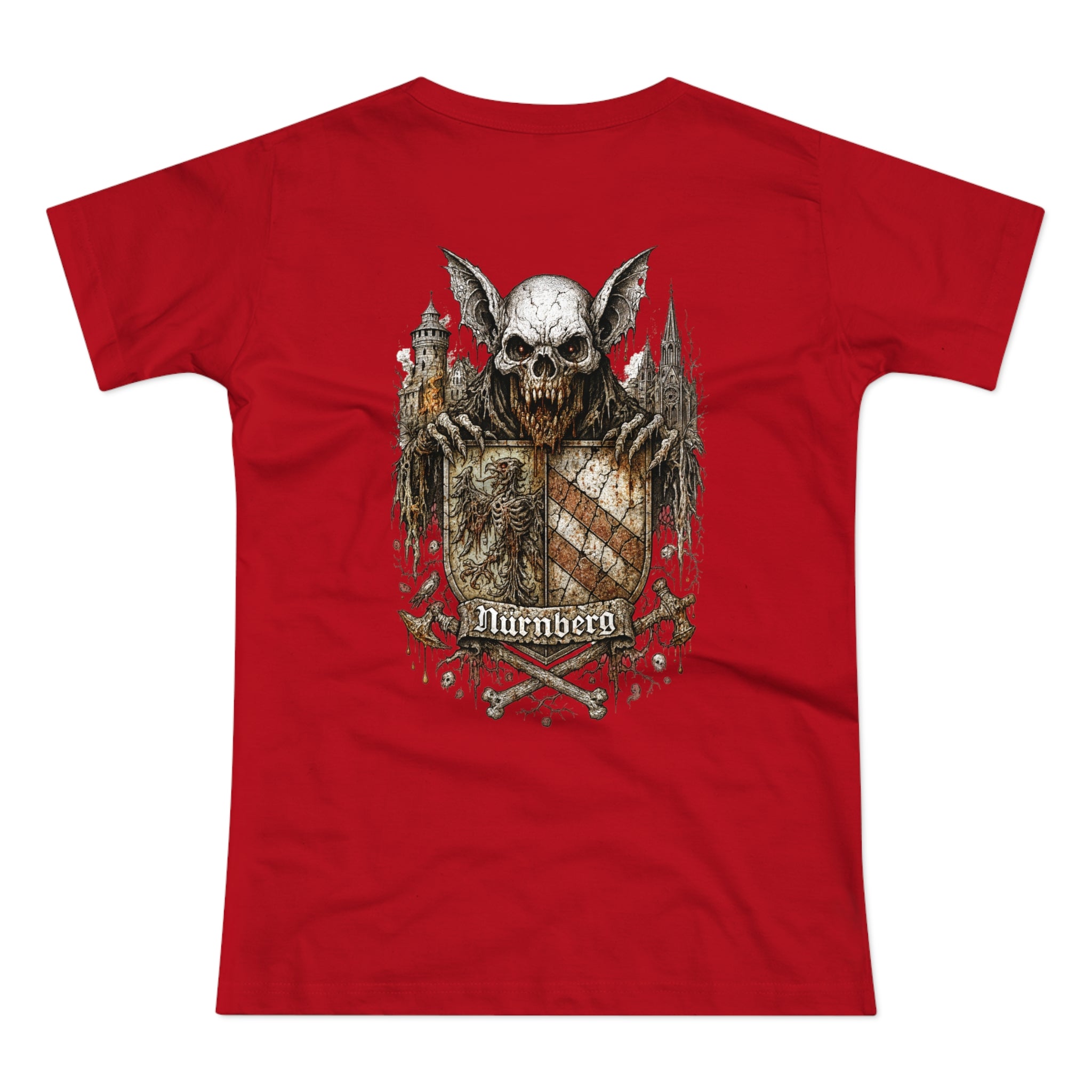 Nürnberg: Front-/Backprint, Womens' T-Shirt **Grimwater-Edition**