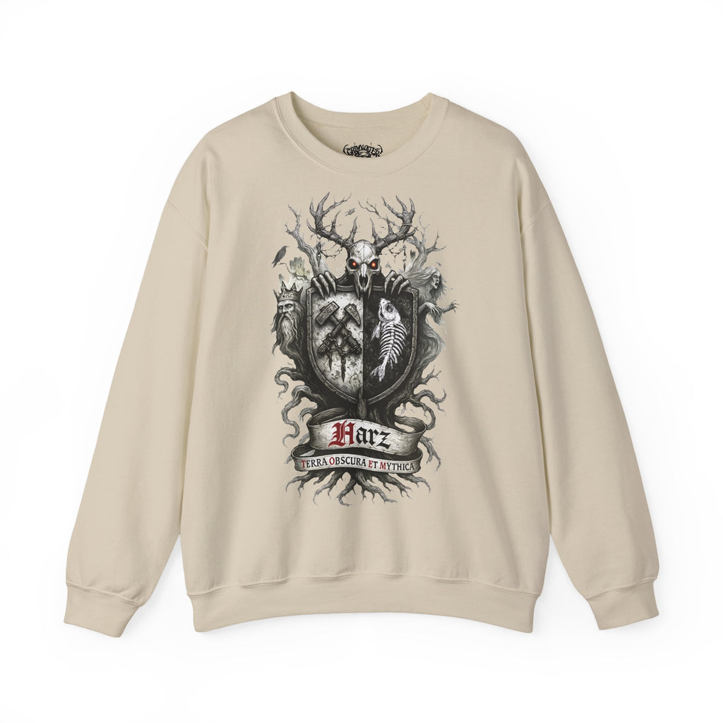 Der Harz: Harz-Collection, Frontprint, Unisex Sweatshirt **Grimwater-Edition**