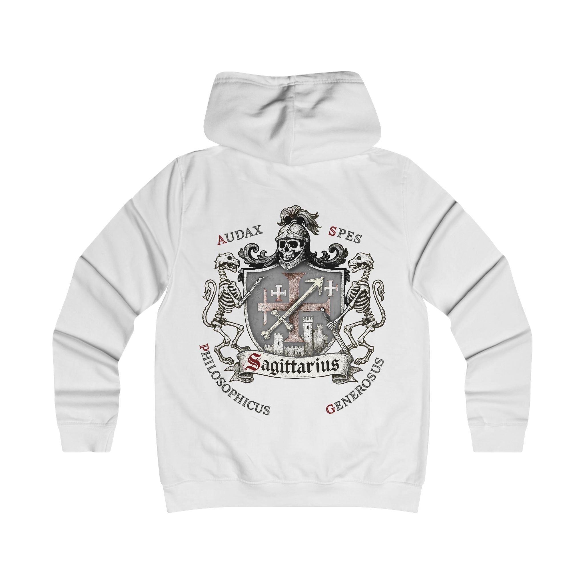 Schütze - Backprint, Womens' Hoodie -  **Grimwater Edition** Sternzeichen Astrologie (Sagittarius)