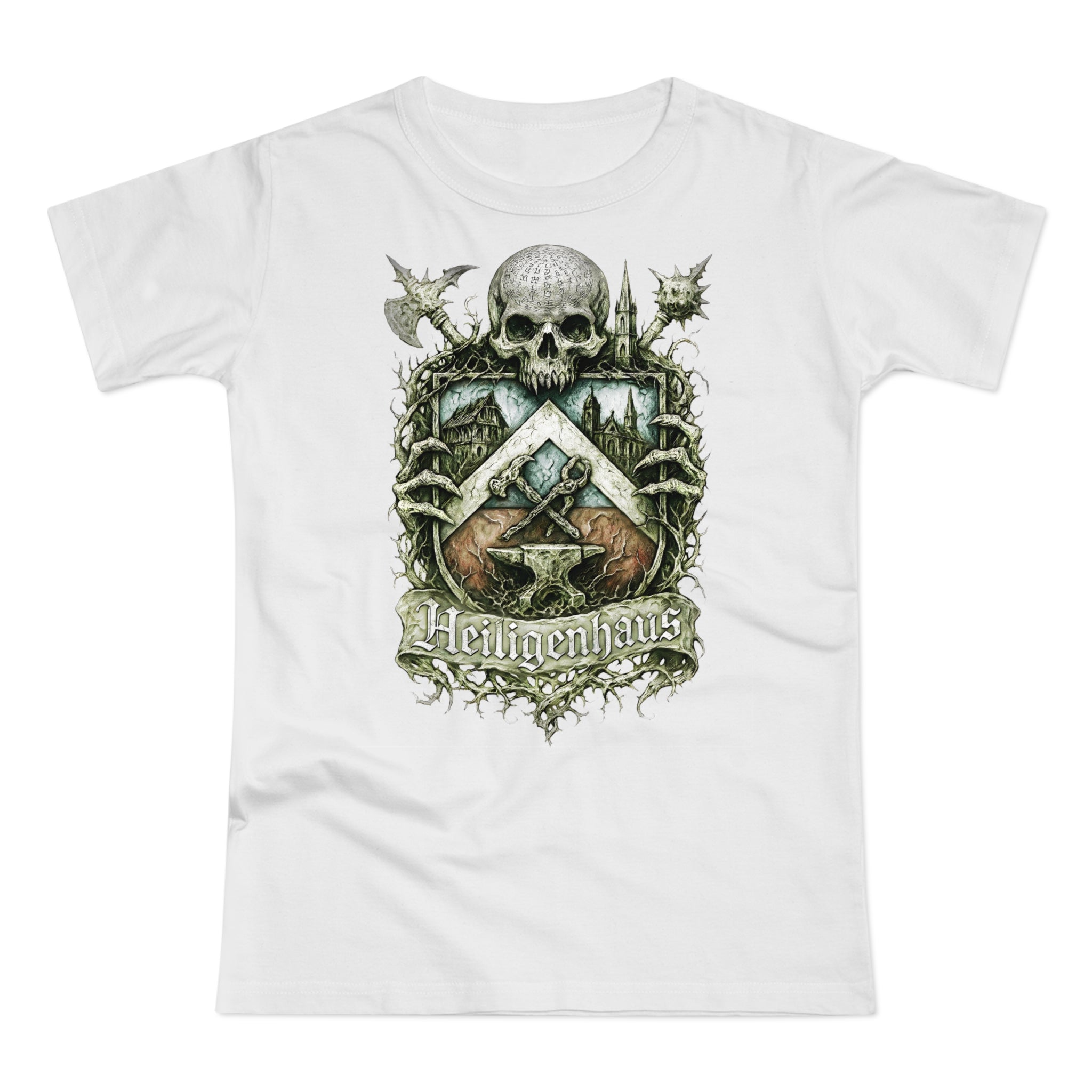 Heiligenhaus: Frontprint, Womens' T-Shirt **Grimwater-Edition**