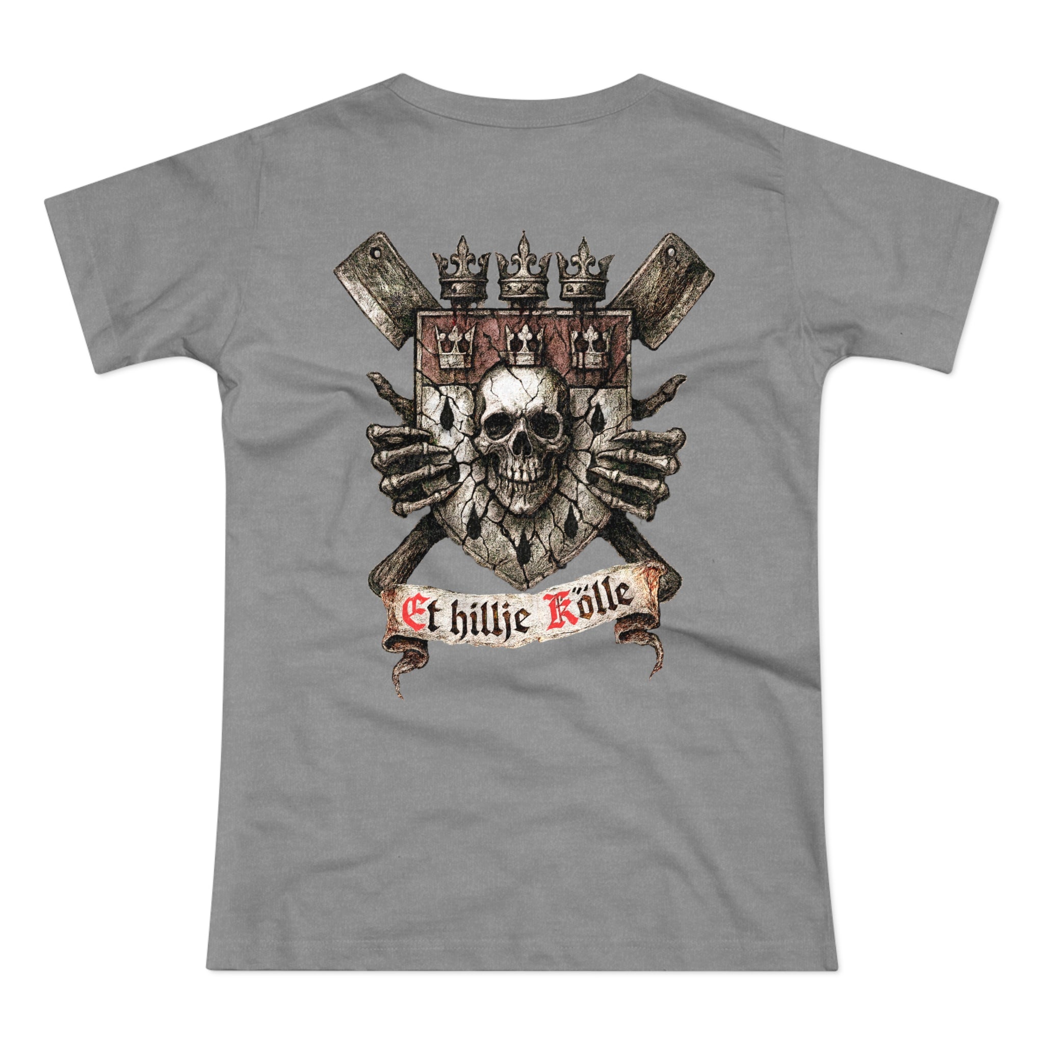 Köln - Hätz un Bloot: Front-/Backprint, Women's T-shirt **Grimwater-Design**