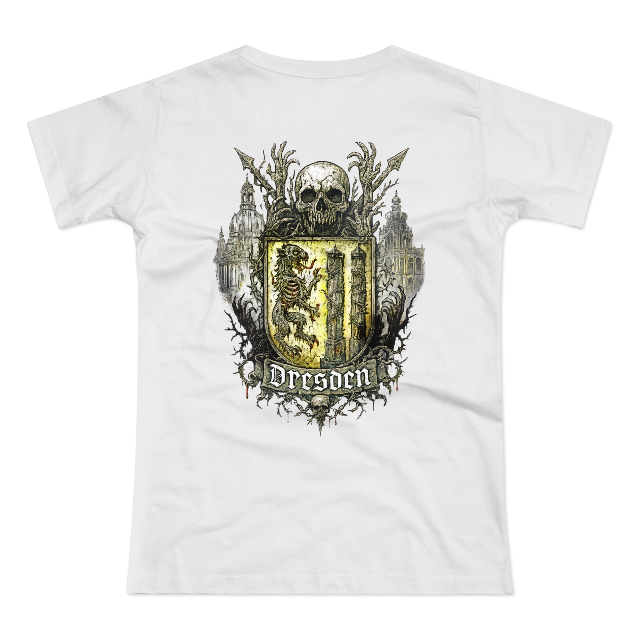 Dresden: Front-/Backprint, Womens' T-Shirt **Grimwater-Edition**