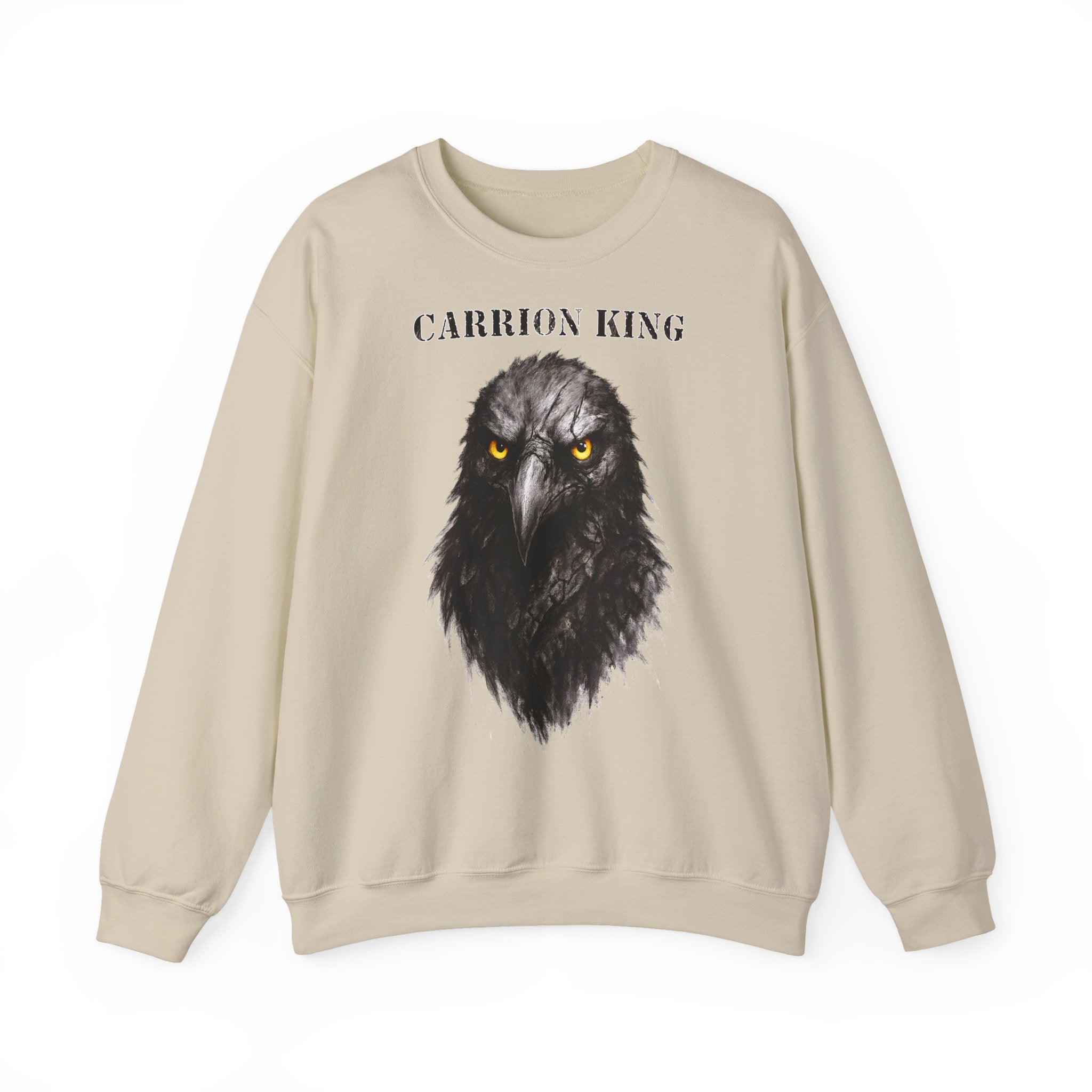 Rabe - Carrion King: Animals-Collection, Frontprint, Unisex Sweatshirt
