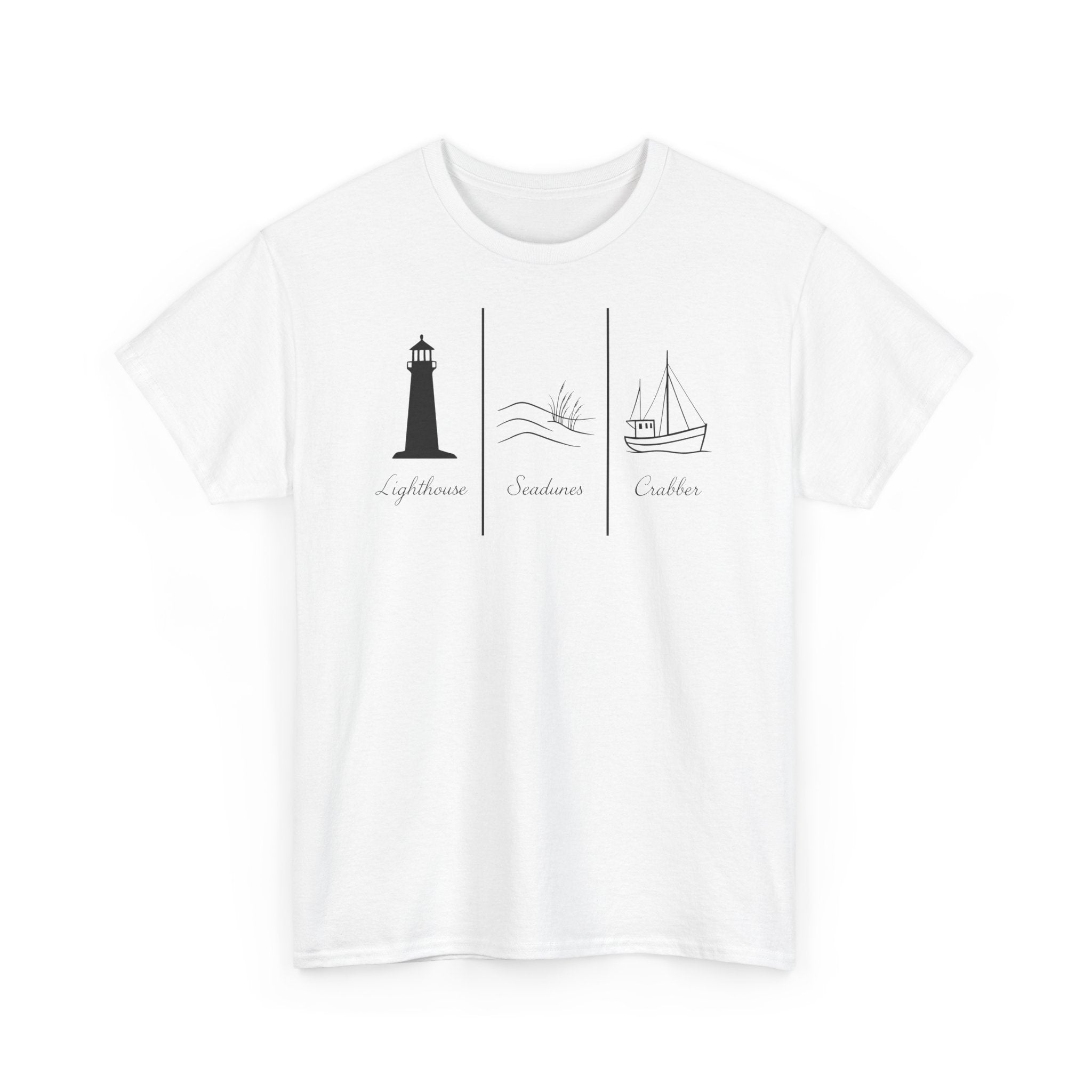 Nordsee, Ostsee - Reicht mir schon! Frontprint, Unisex T-Shirt